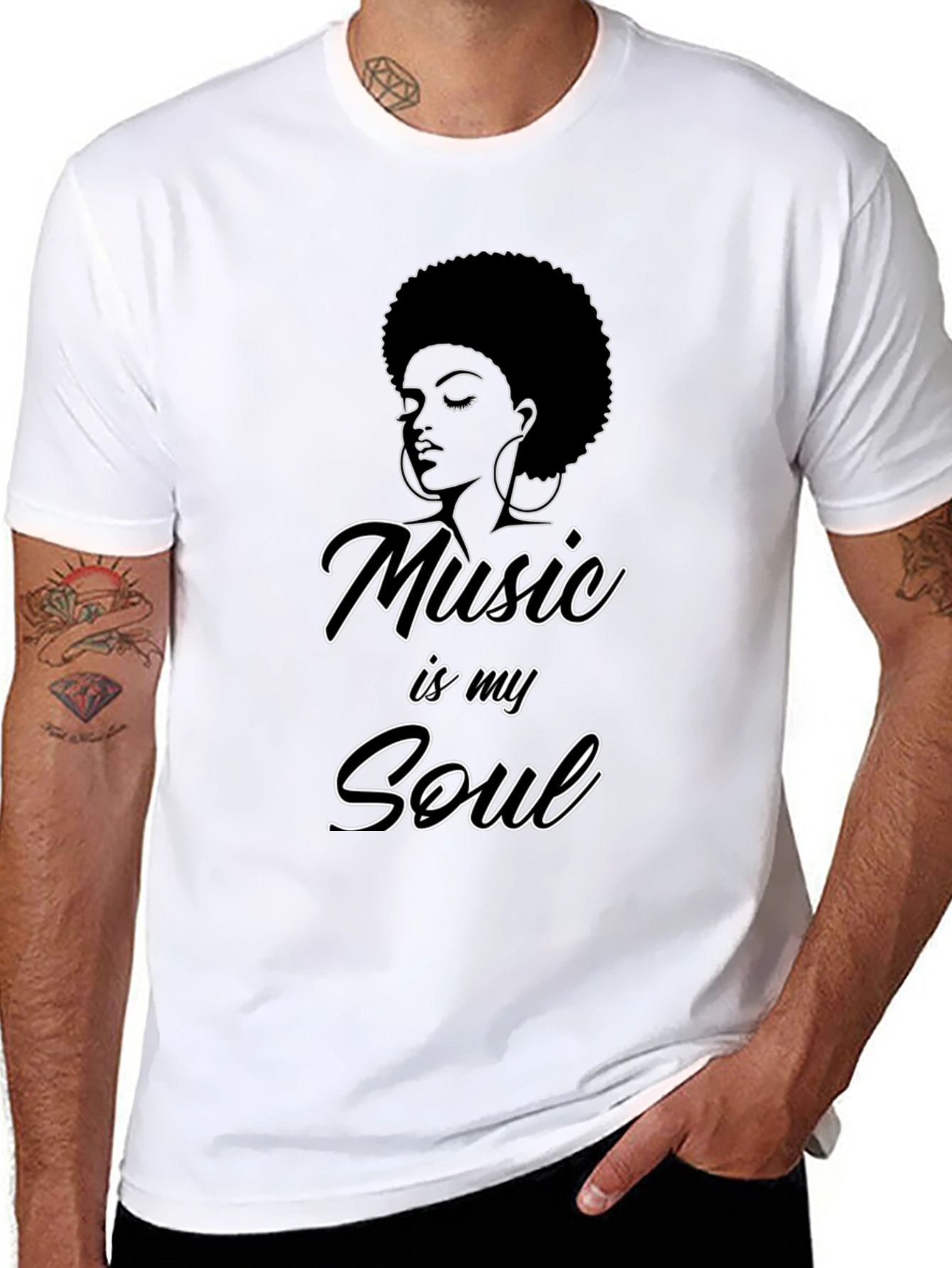 Music is My Soul Graphic Tee - Unisex