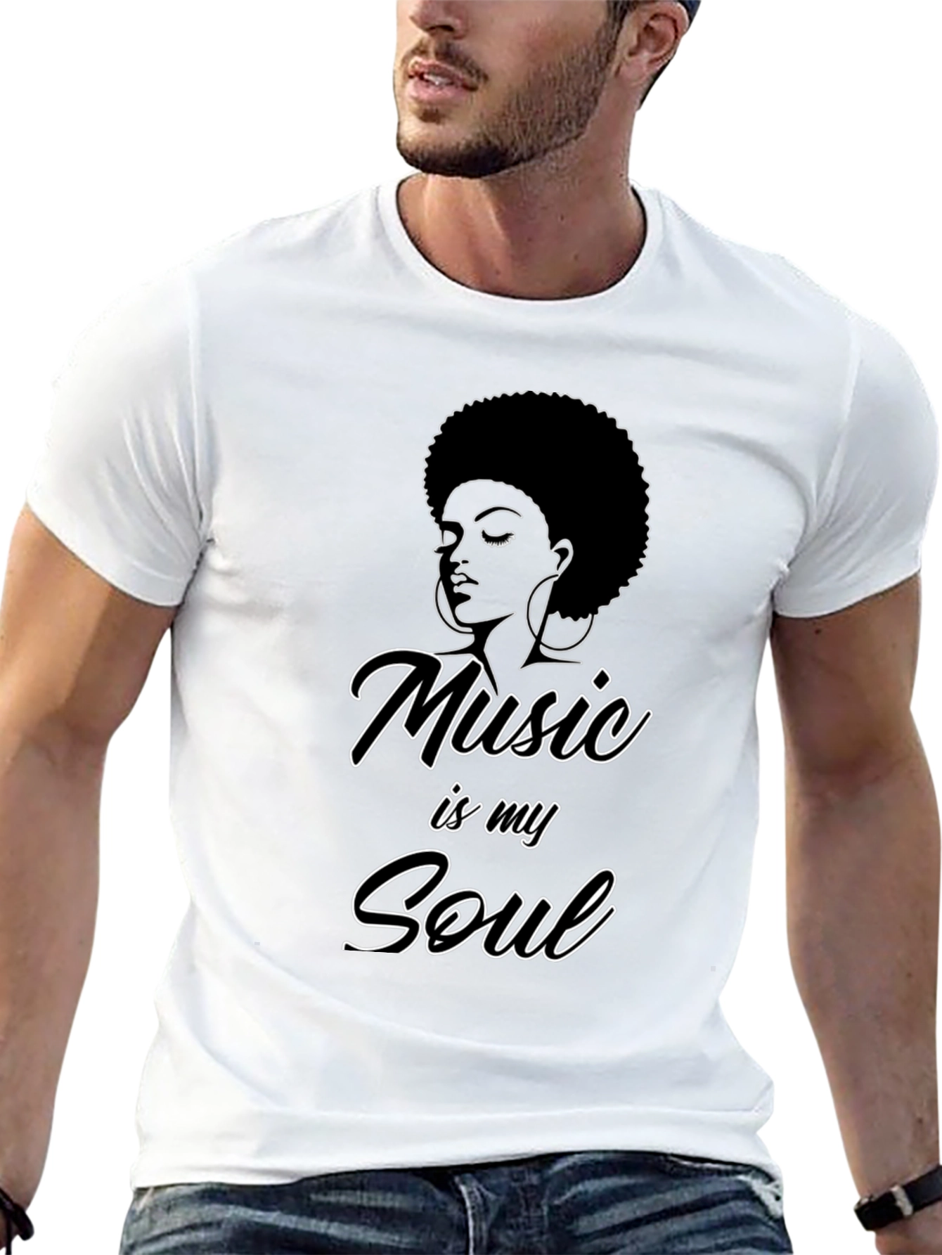 Music is My Soul Graphic Tee - Unisex
