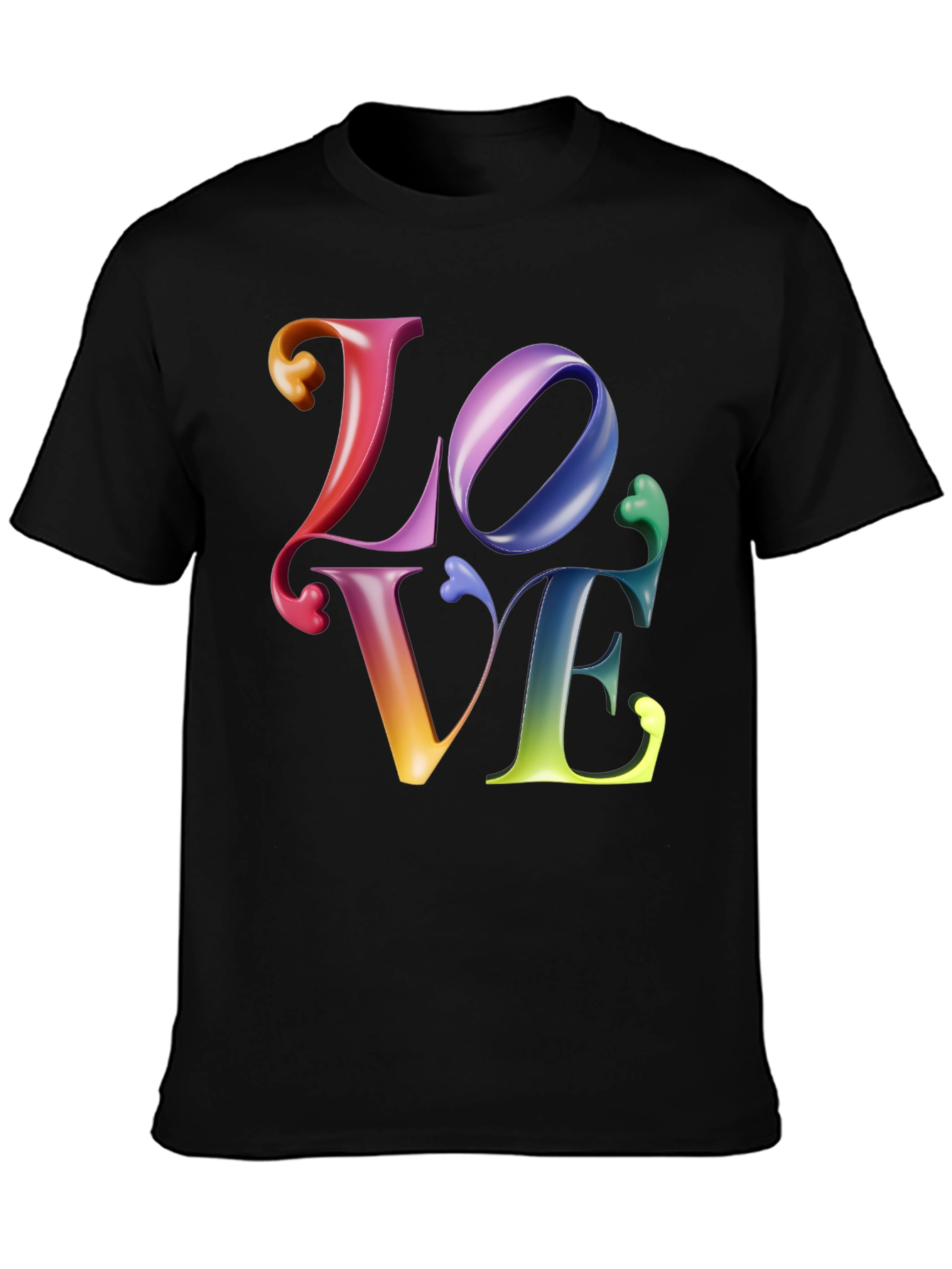 LOVE Graphic Tee - Rainbow Pride Shirt