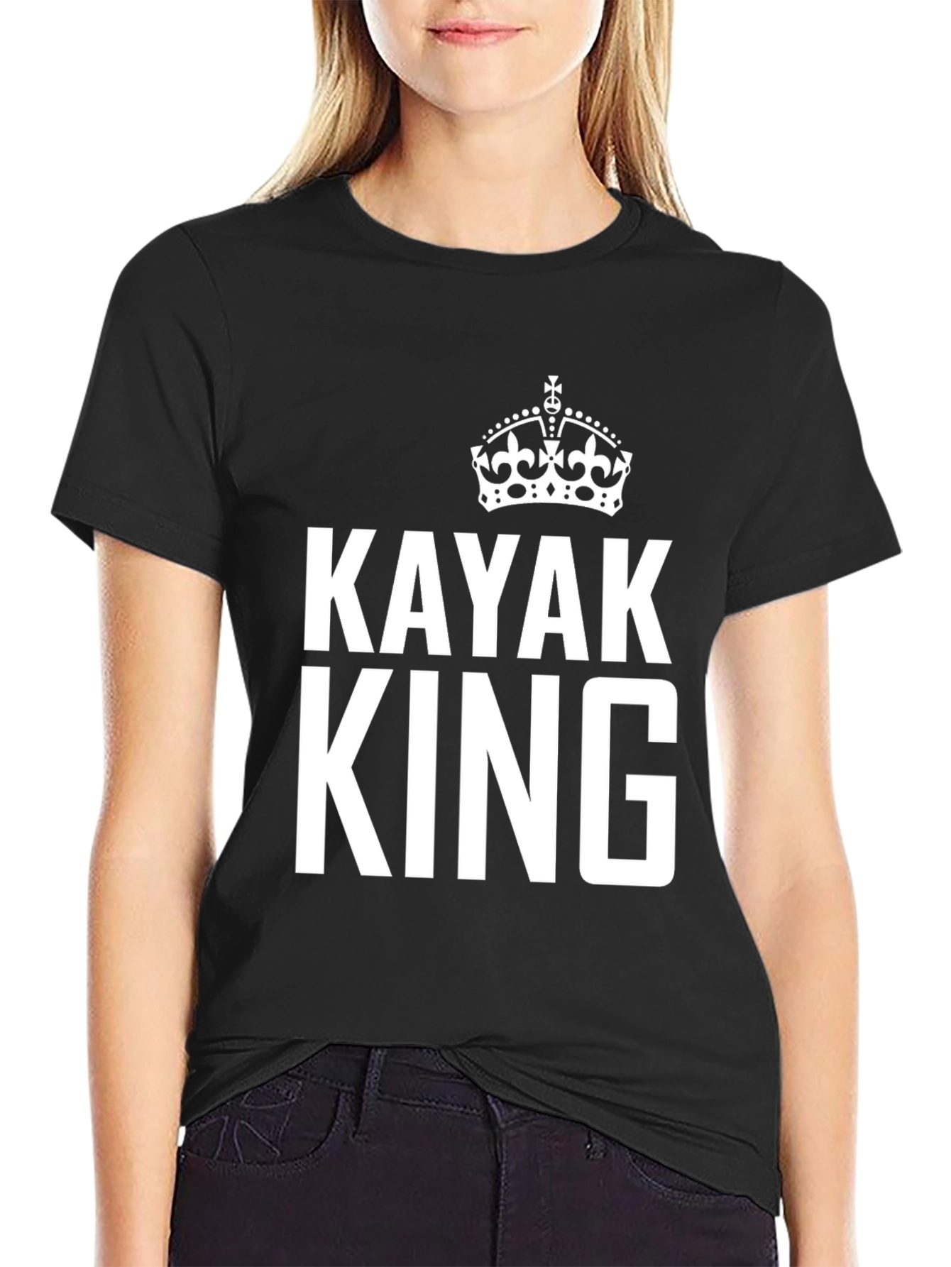 Kayak King Black T-Shirt