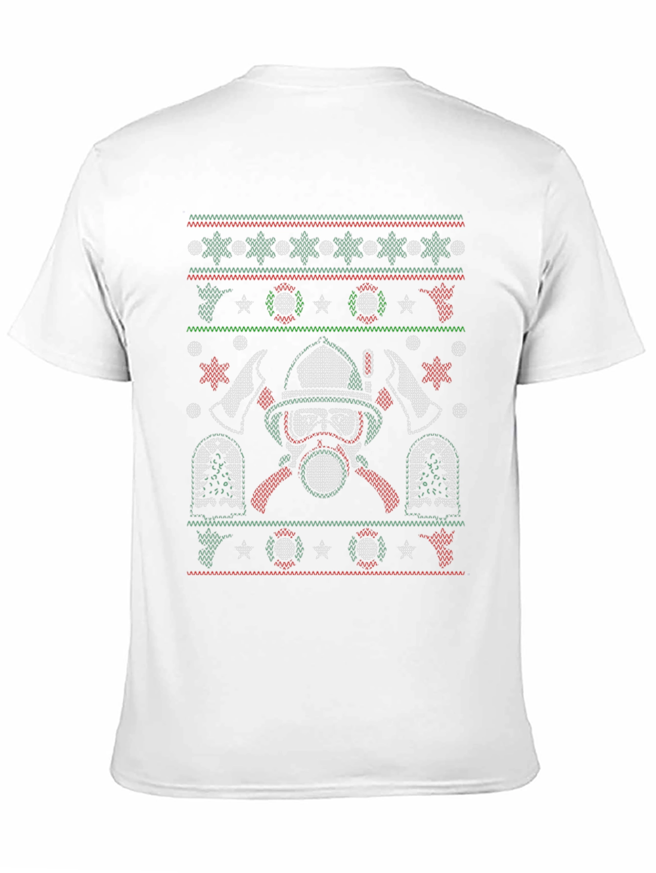 Firefighter Ugly Christmas Sweater T-Shirt