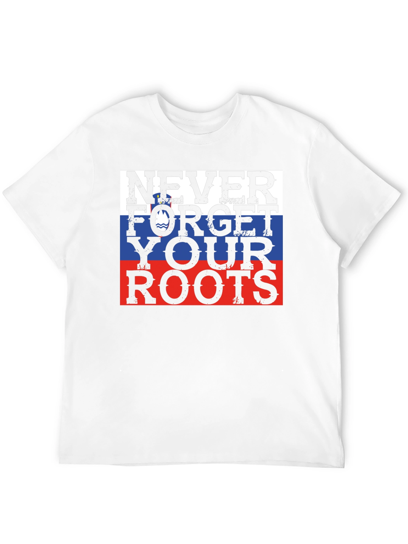 Never Forget Your Roots Slovenia Flag T-Shirt