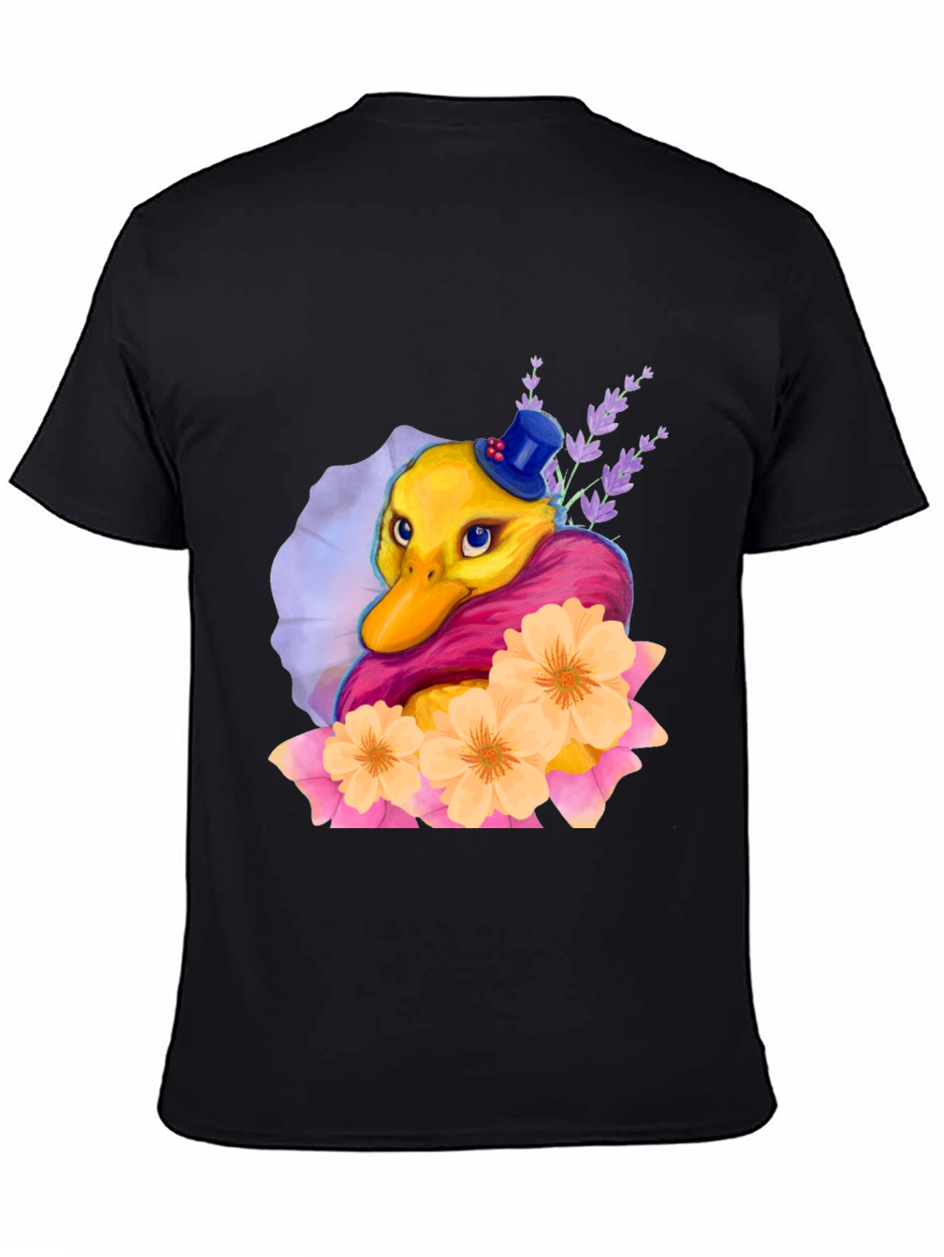 Duck T-Shirt with Flowers
