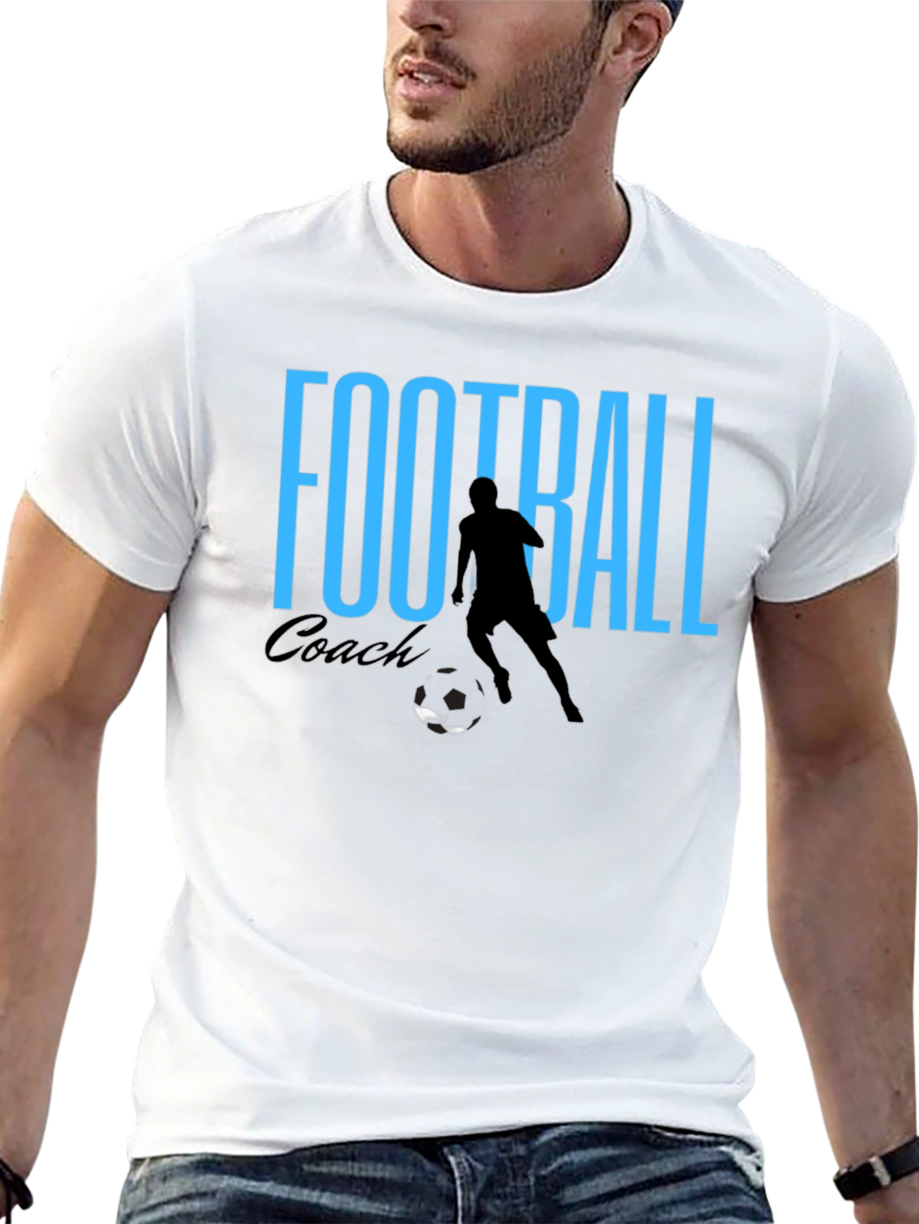 Football Coach T-Shirt - Sporty Design
