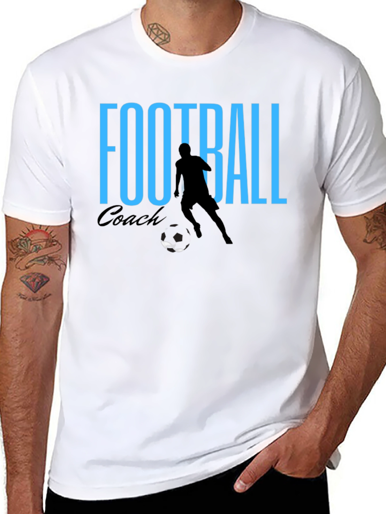 Football Coach T-Shirt - Sporty Design
