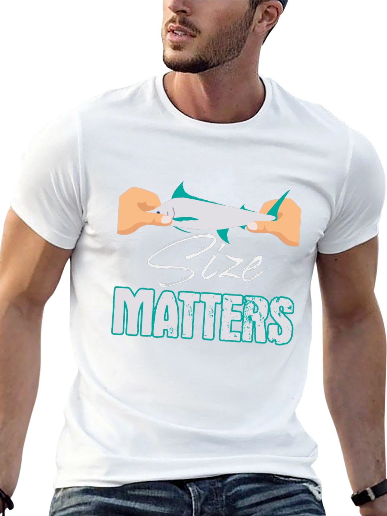 Size Matters Funny Fishing T-Shirt