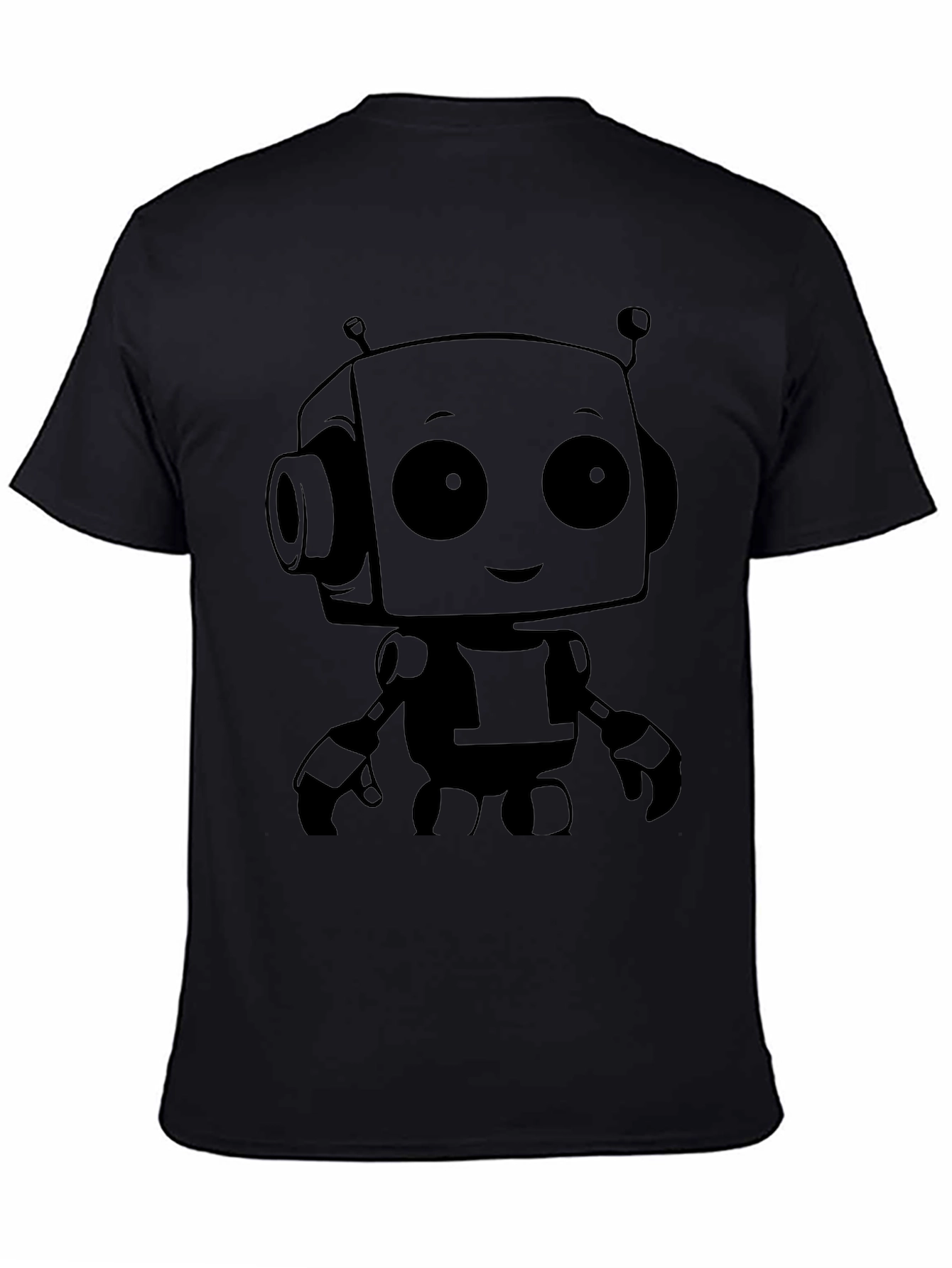 Robot Graphic Print T-Shirt
