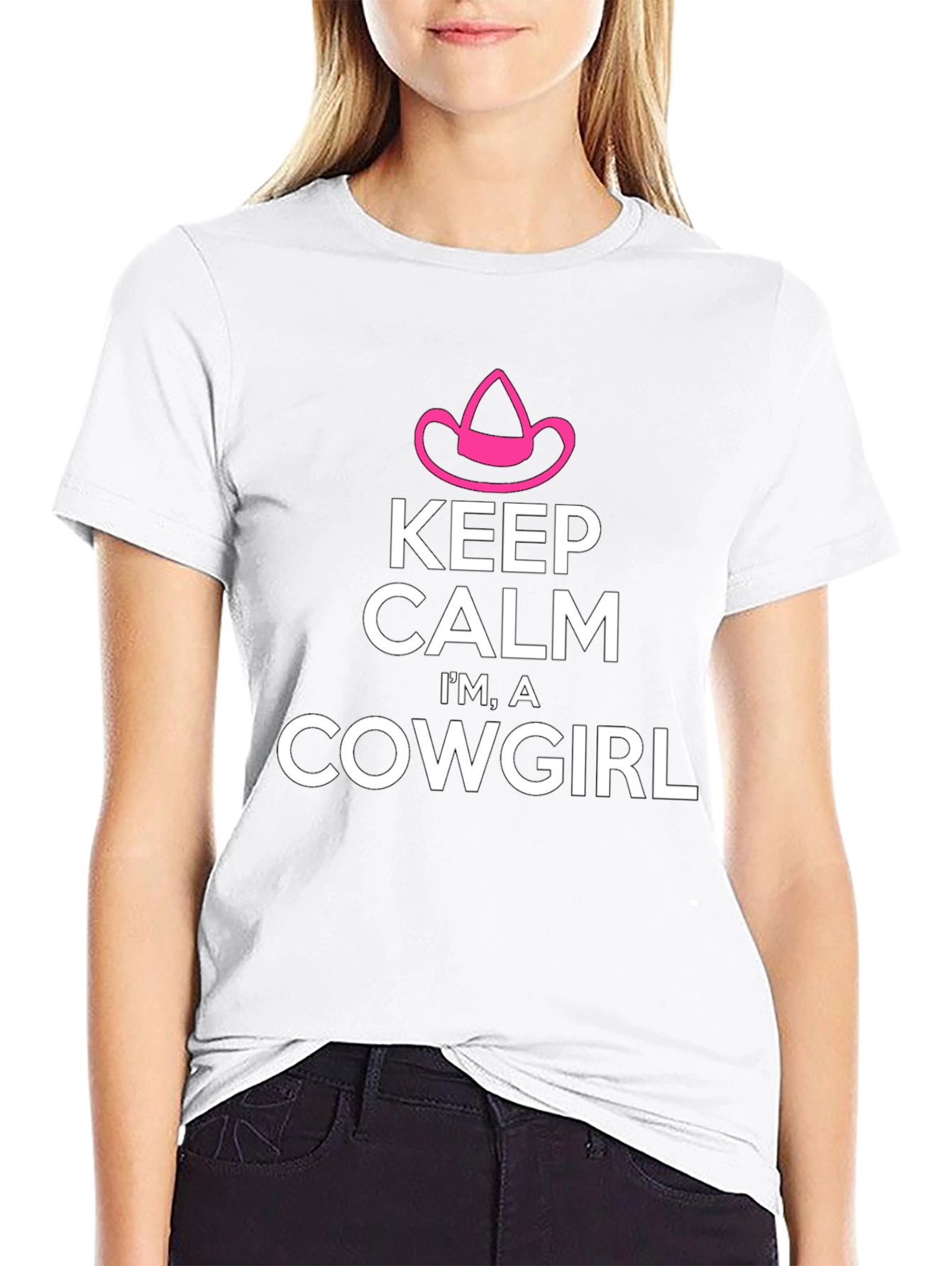 Keep Calm Im A Cowgirl T-Shirt