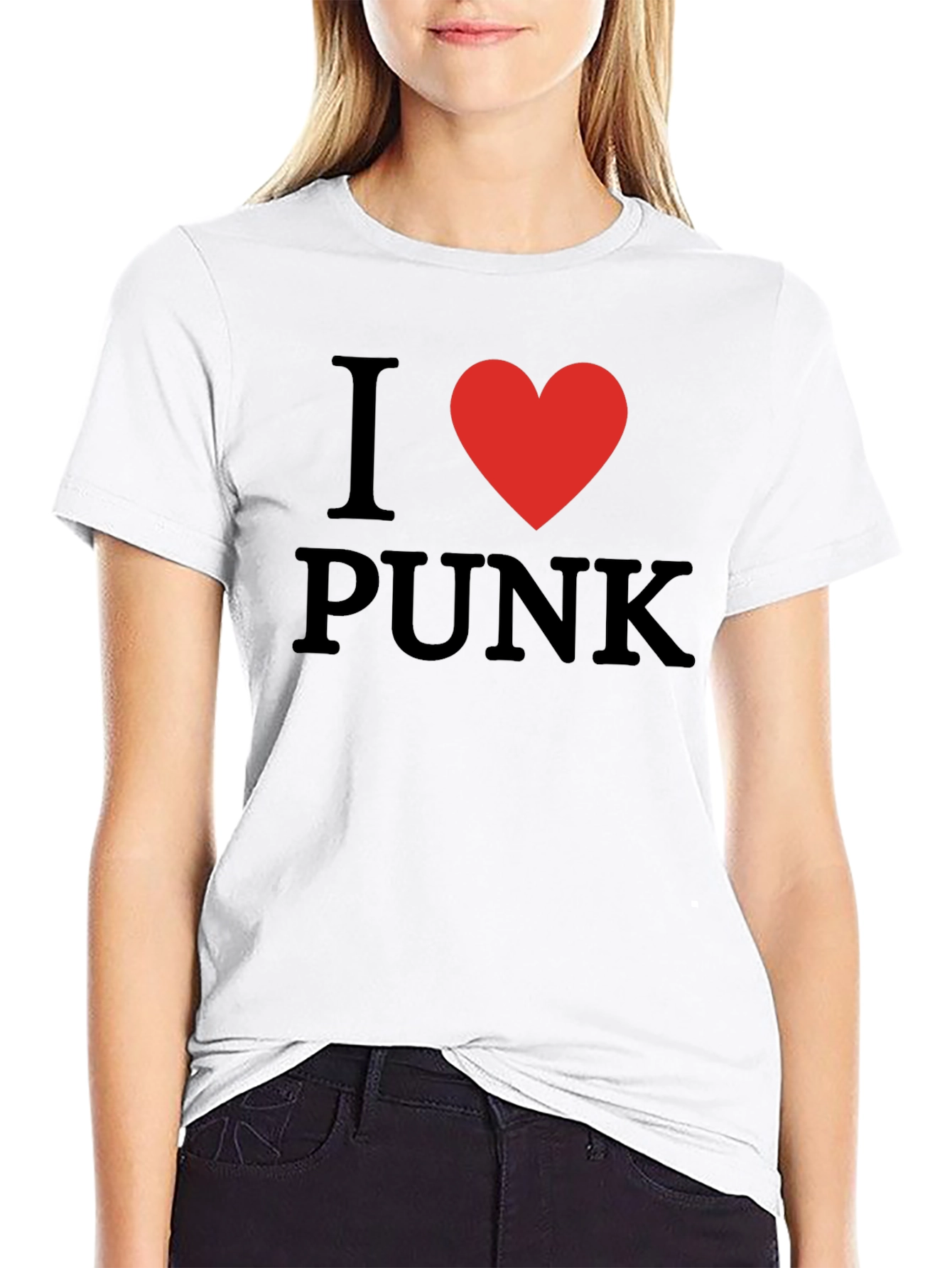 I Love Punk Black T-Shirt