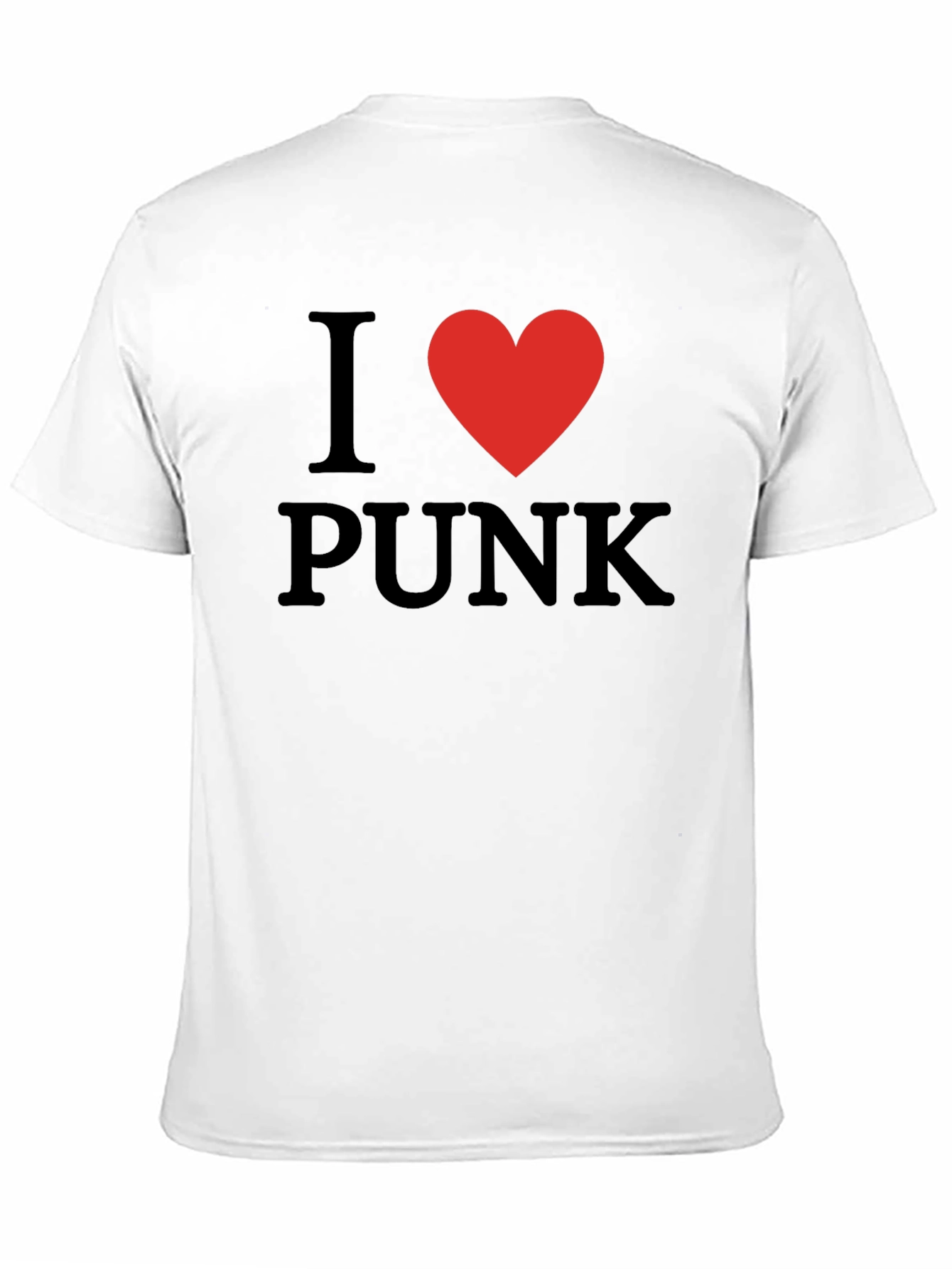 I Love Punk Black T-Shirt