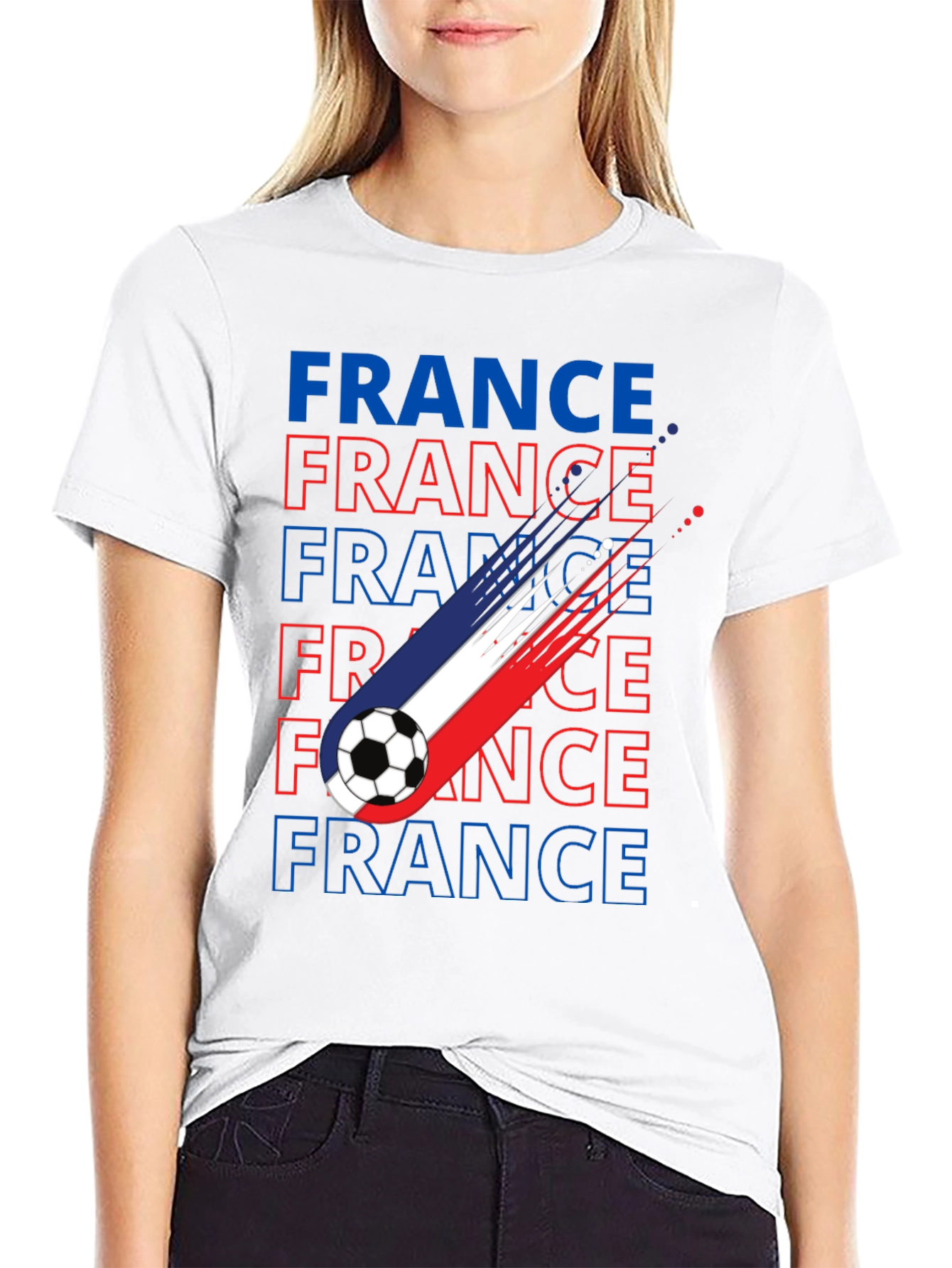 France Soccer T-Shirt - Fan Apparel