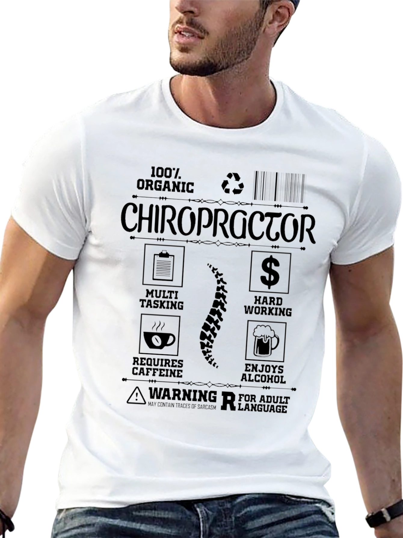 Chiropractor Organic T-Shirt - Adult Humor