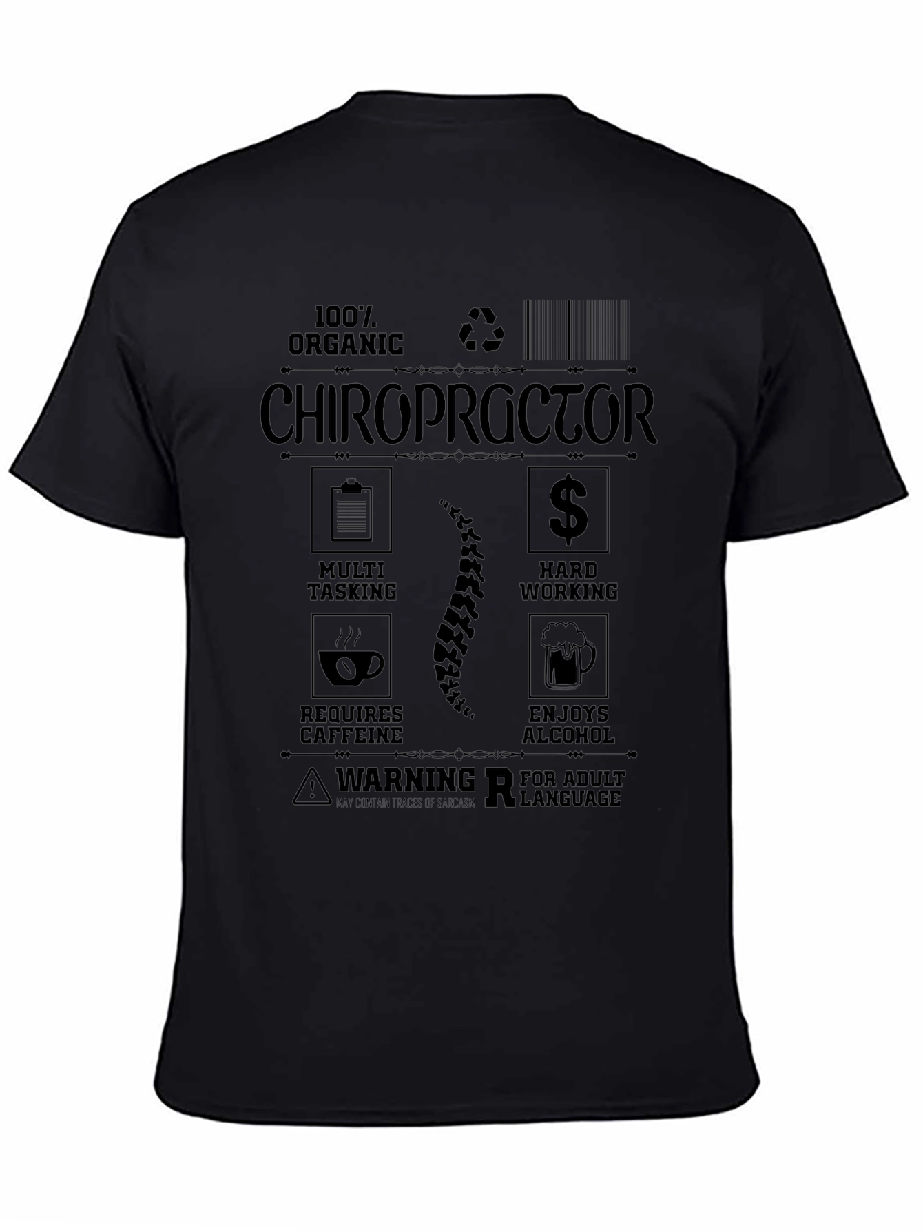 Chiropractor Organic T-Shirt - Adult Humor