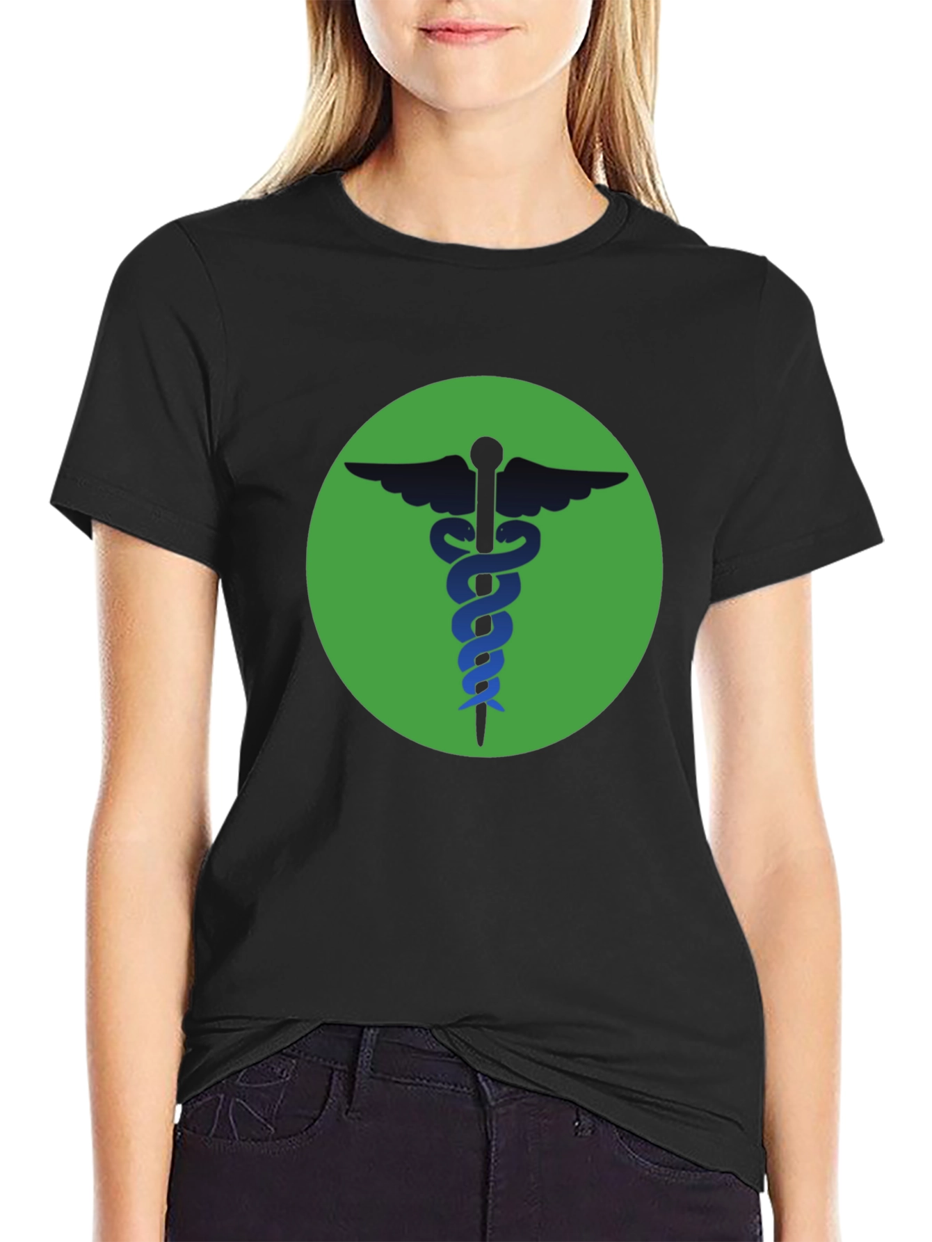 Caduceus T-Shirt - Medical Symbol Graphic Tee