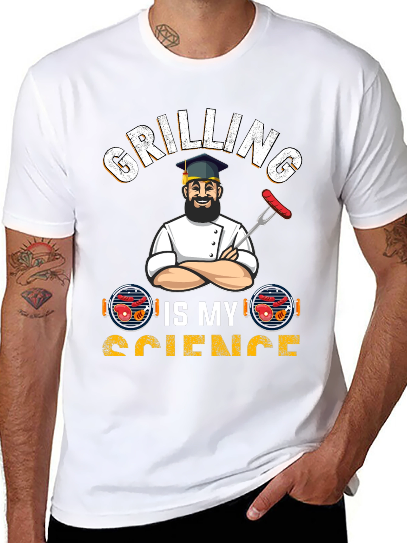 Grilling is My Science T-Shirt - BBQ Master Tee