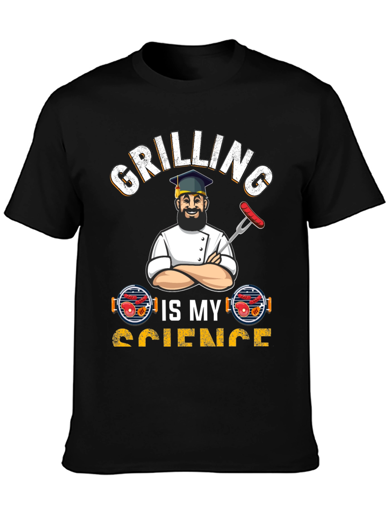 Grilling is My Science T-Shirt - BBQ Master Tee