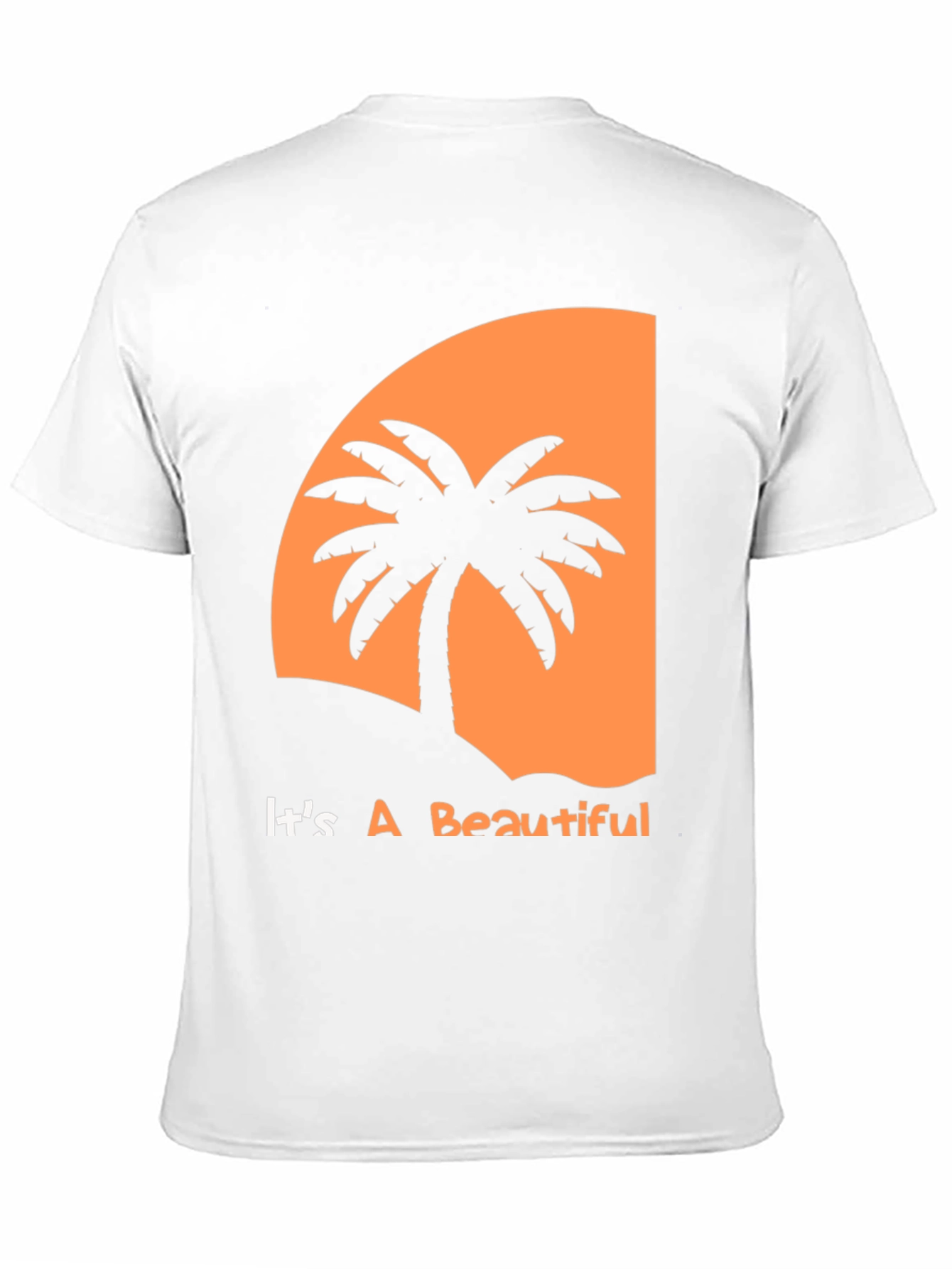 Tropical Sunset Palm Tree Graphic Tee