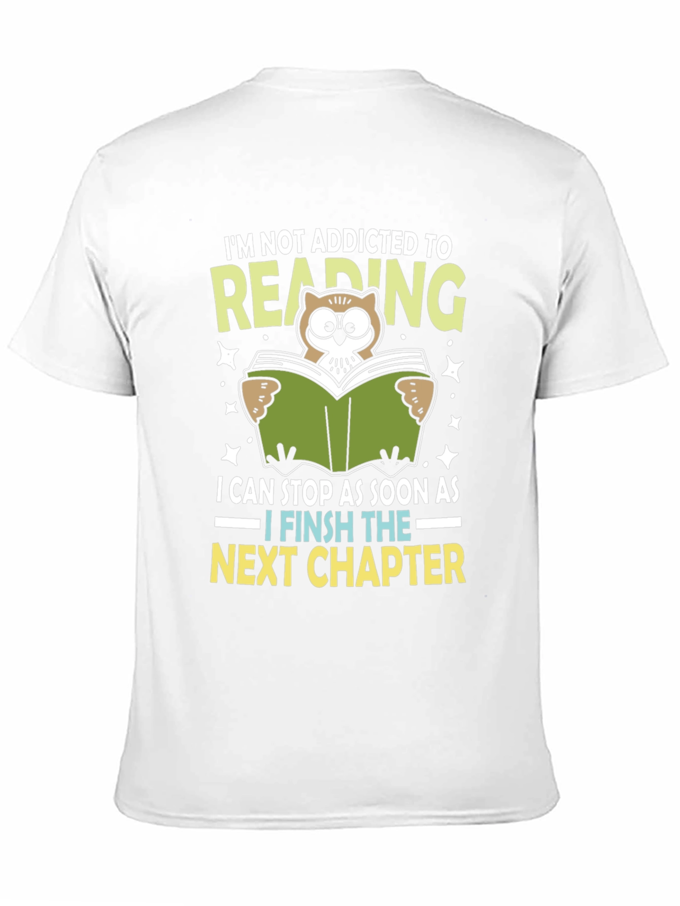 Reading Addict T-Shirt - Owl Lover