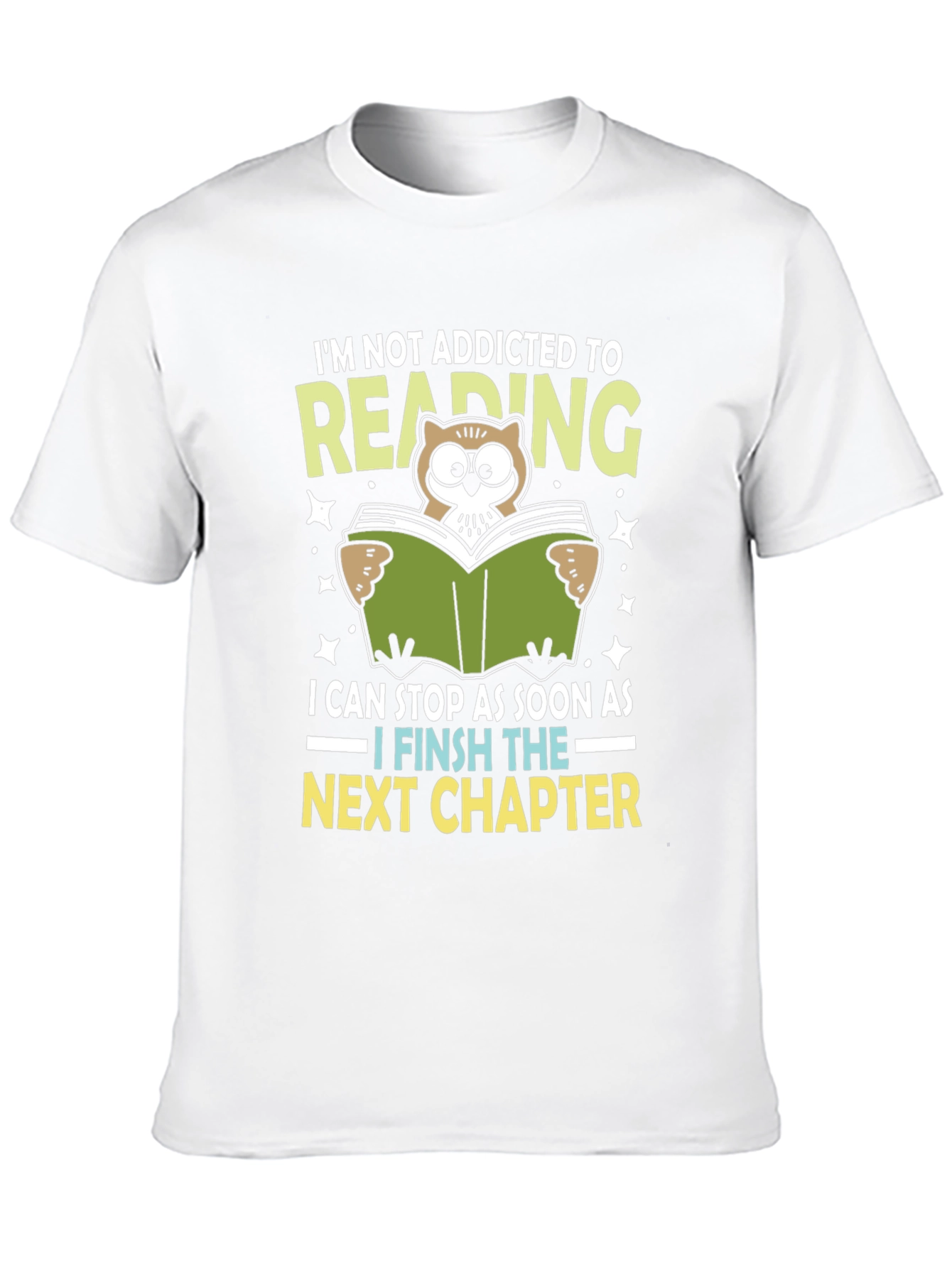 Reading Addict T-Shirt - Owl Lover