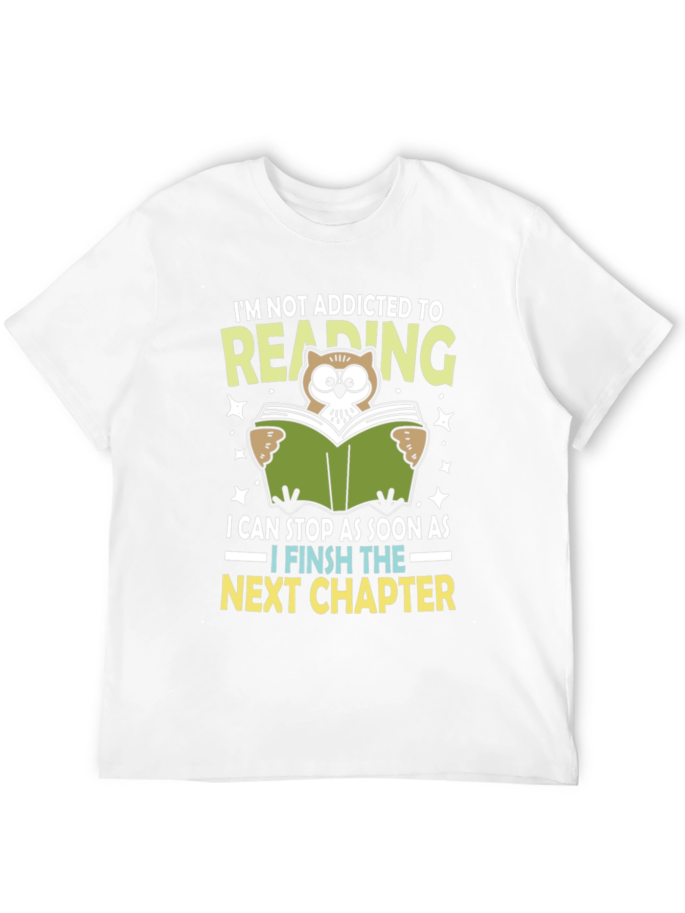Reading Addict T-Shirt - Owl Lover