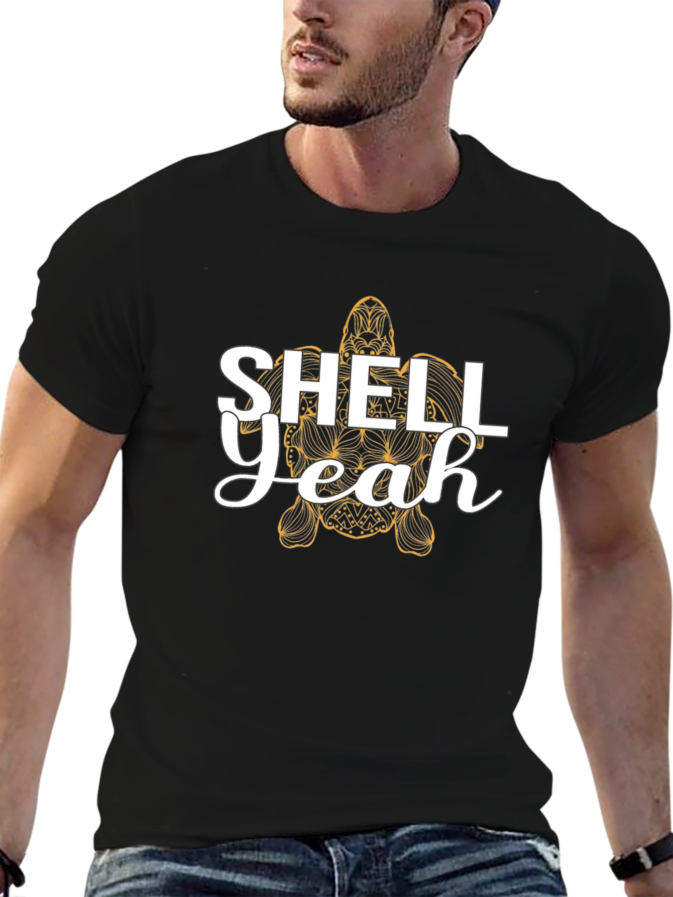 Shell Yeah Turtle Graphic T-Shirt