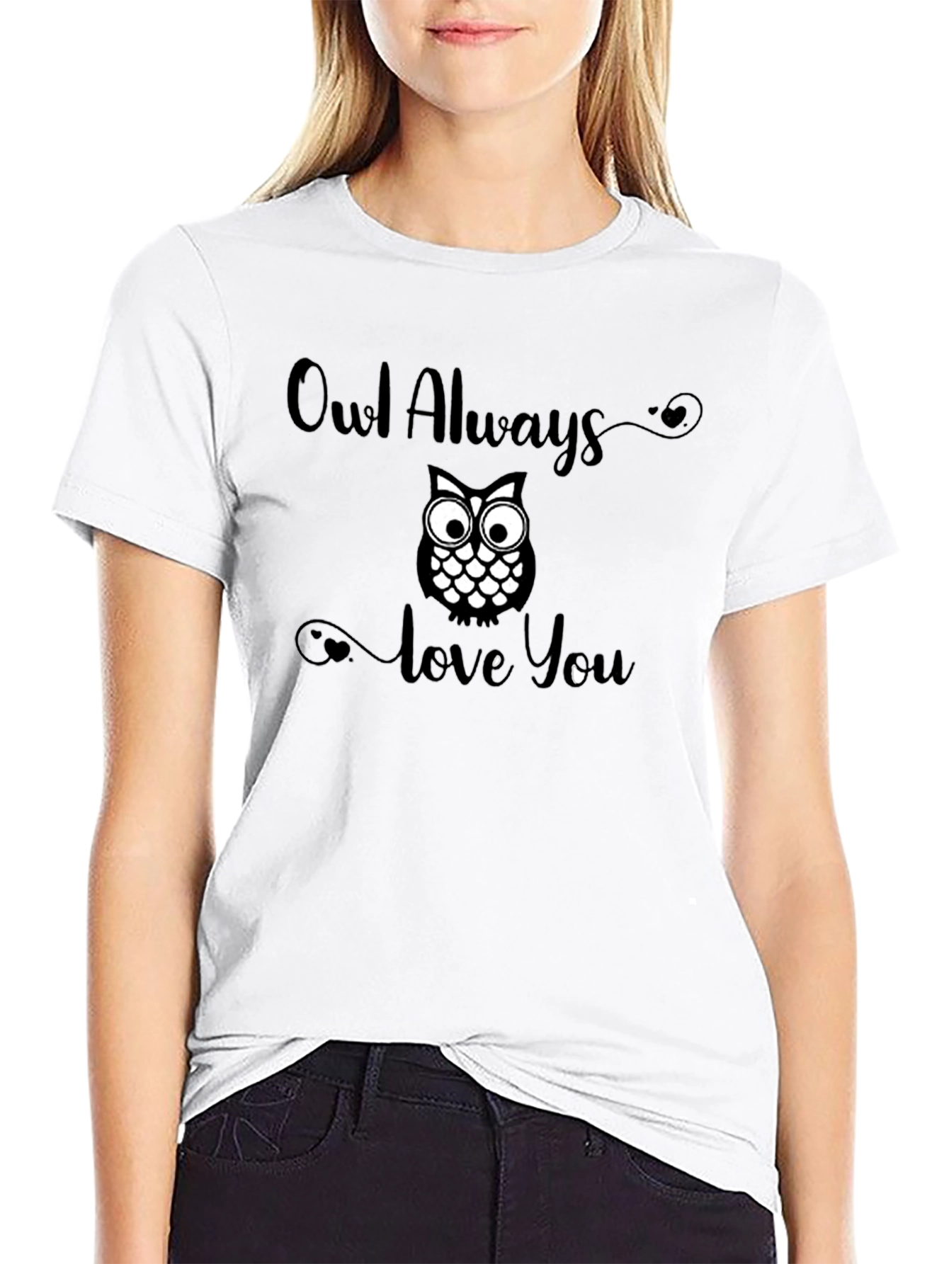 Owl Always Love You T-Shirt - Black Graphic Tee