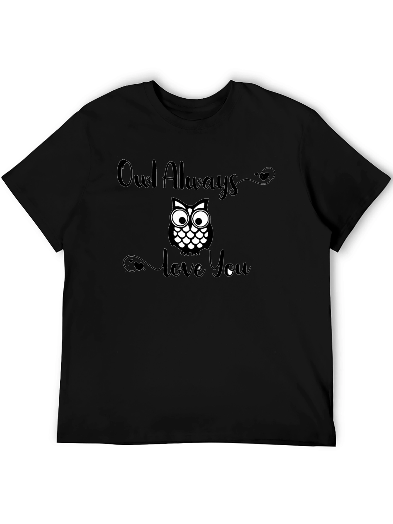 Owl Always Love You T-Shirt - Black Graphic Tee