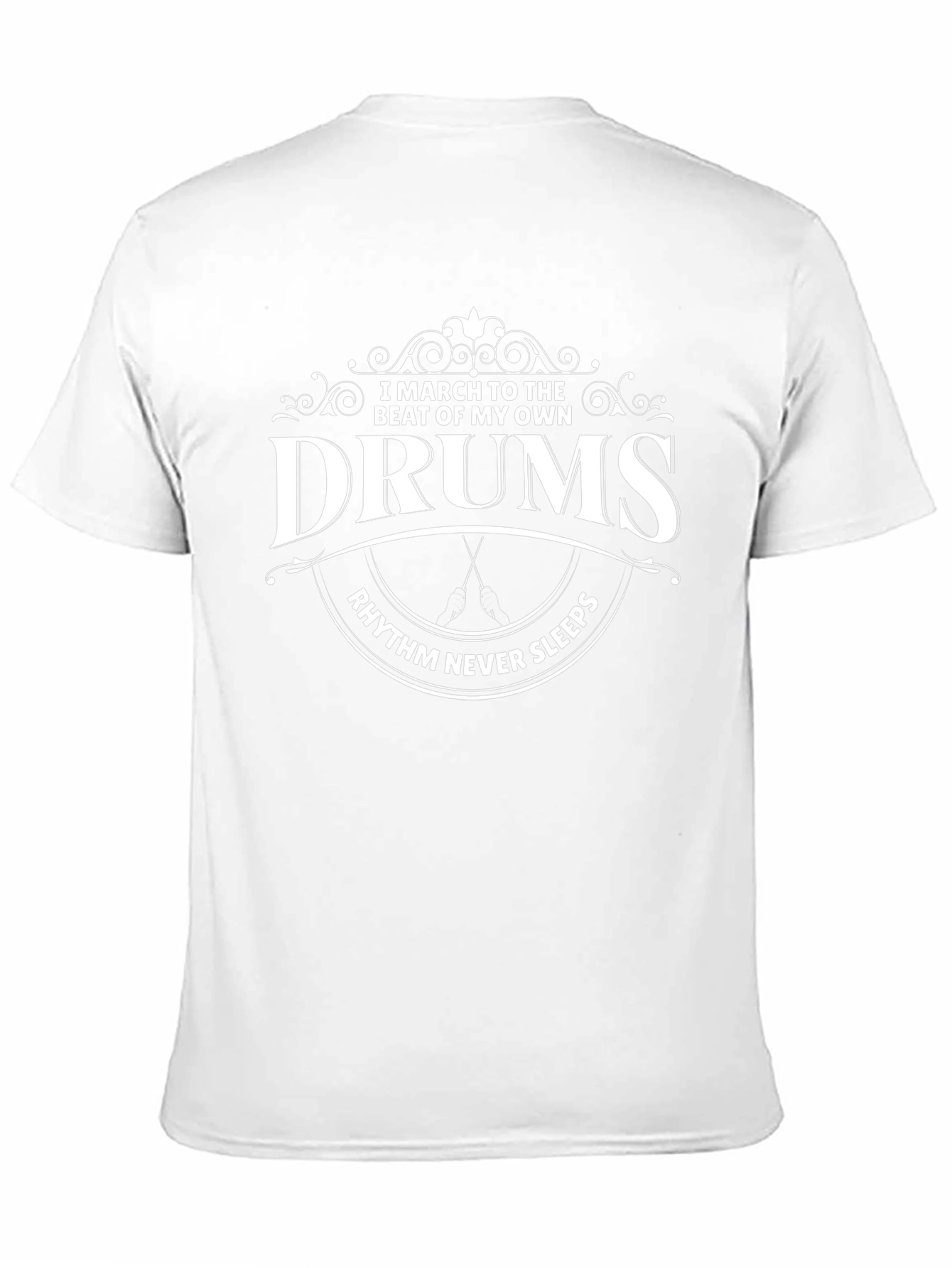 Rhythm Never Sleeps Black Graphic Tee