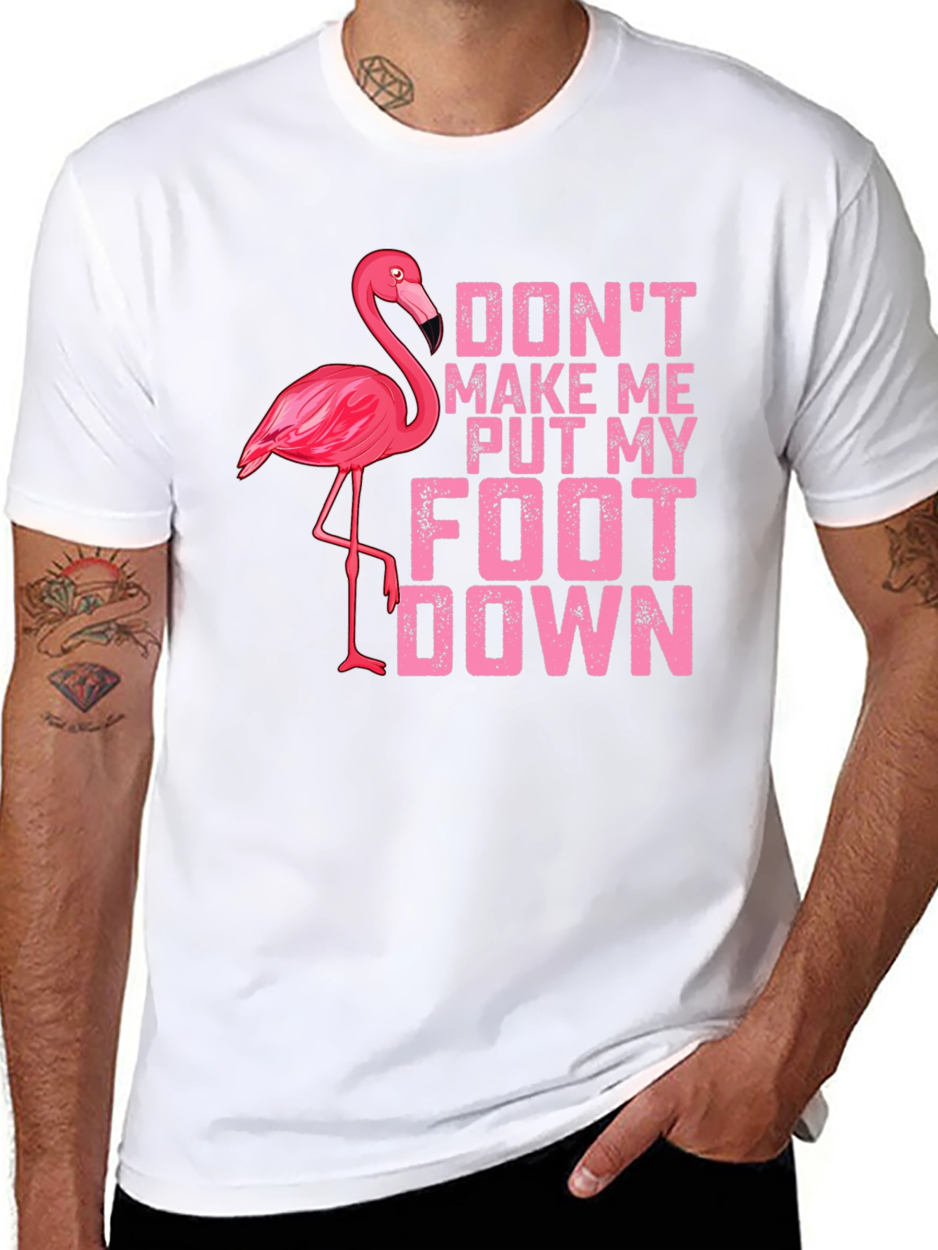 Funny Flamingo T-Shirt - Dont Make Me