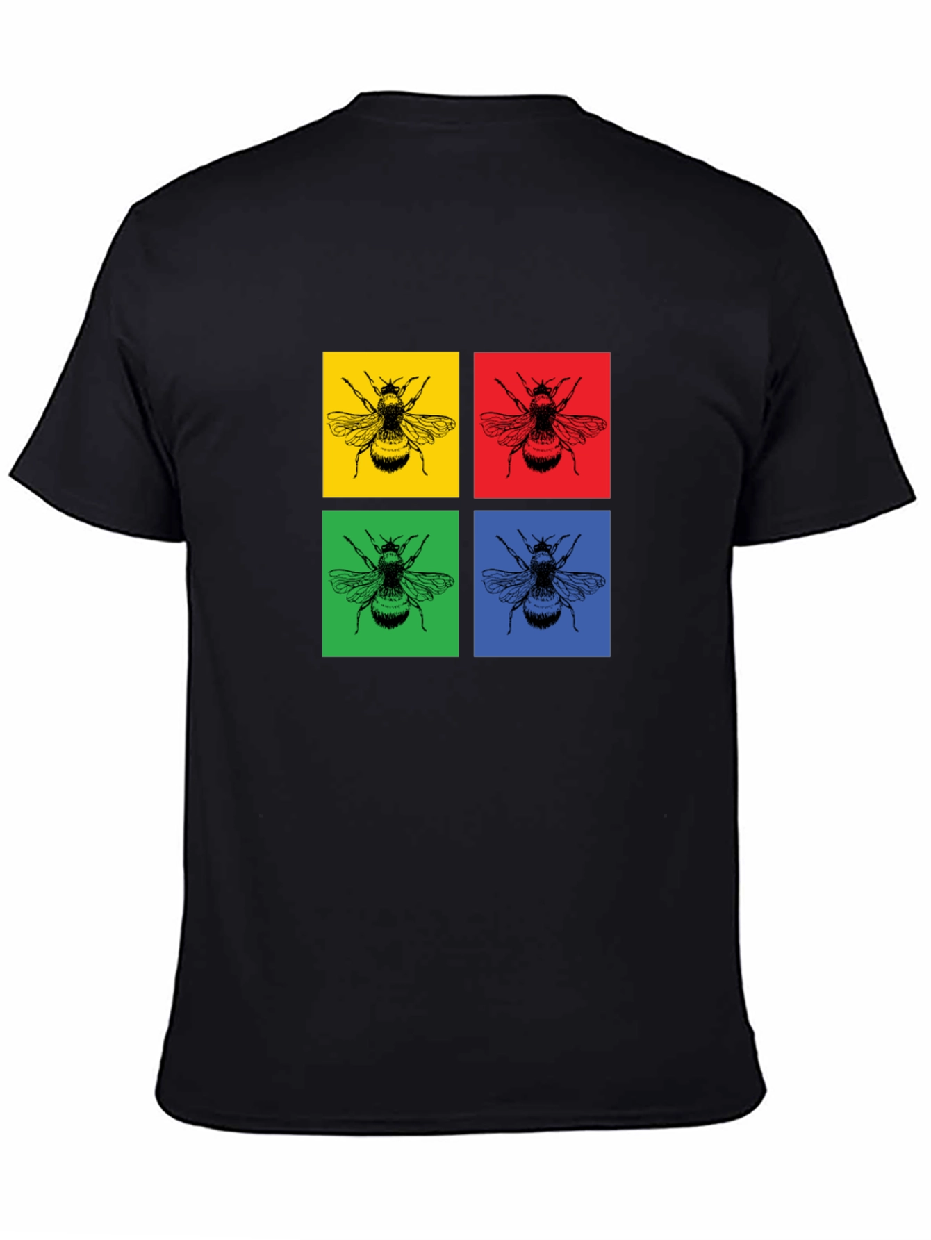 Pop Art Bee Graphic Tee - Bold & Stylish