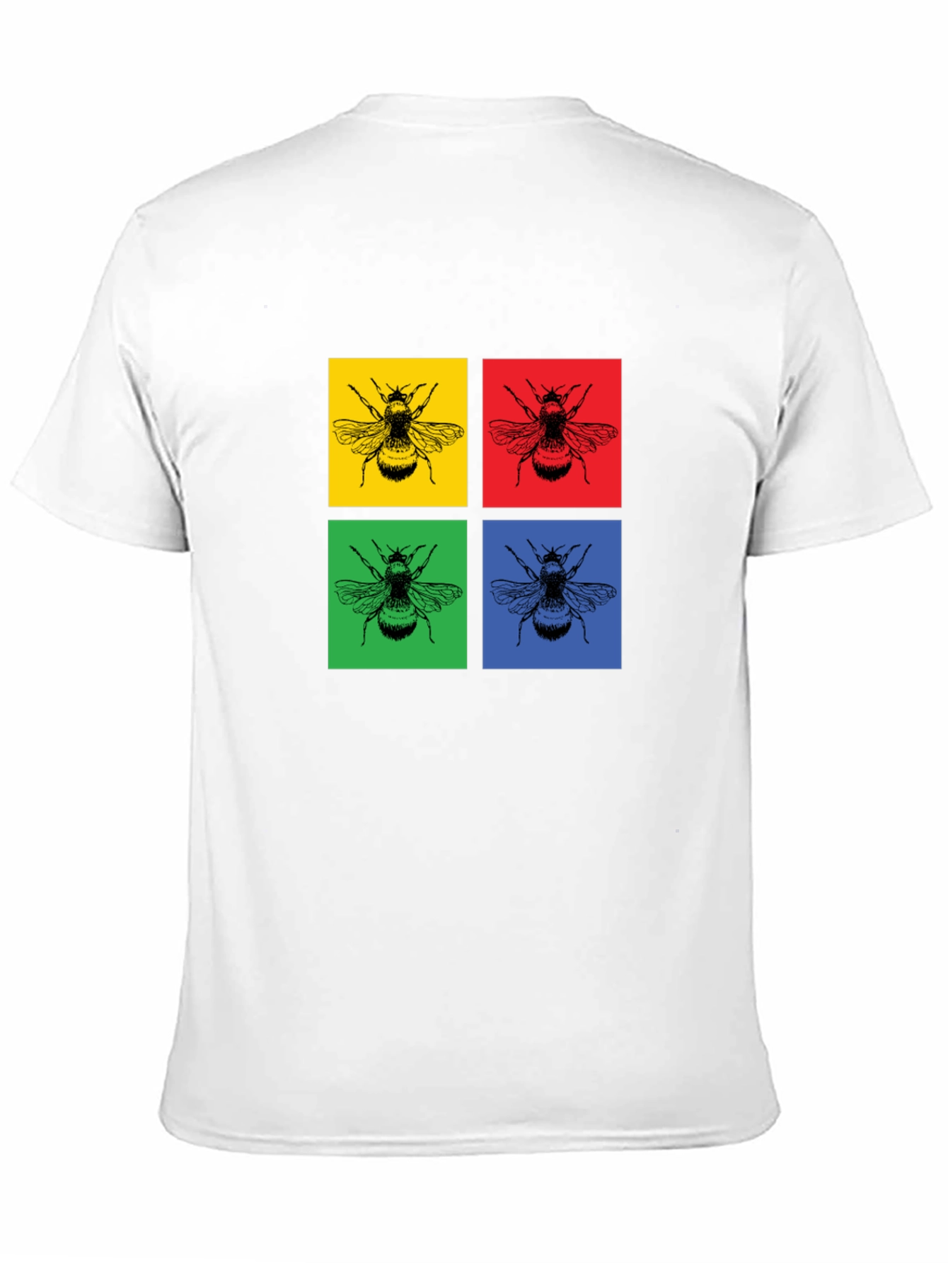 Pop Art Bee Graphic Tee - Bold & Stylish