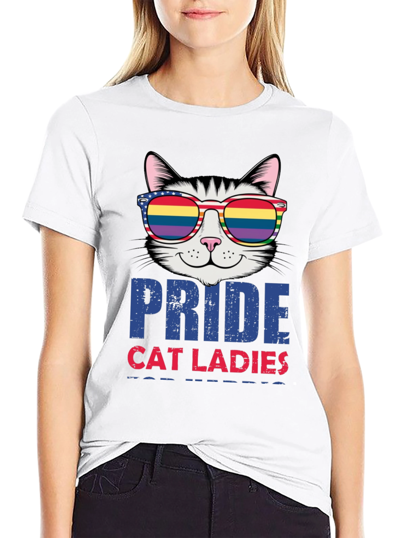 Pride Cat Ladies T-Shirt LGBTQ+ Tee