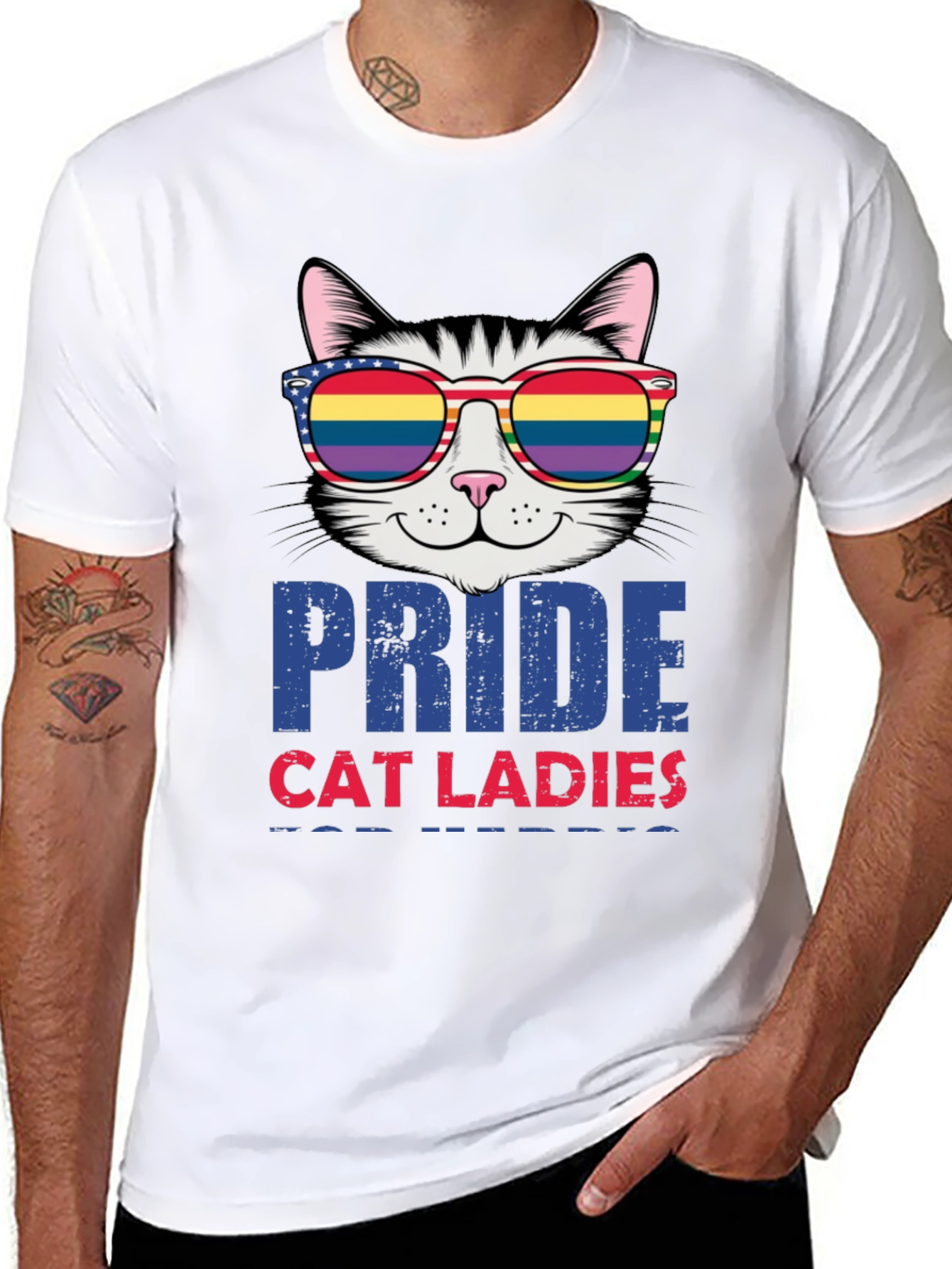Pride Cat Ladies T-Shirt LGBTQ+ Tee