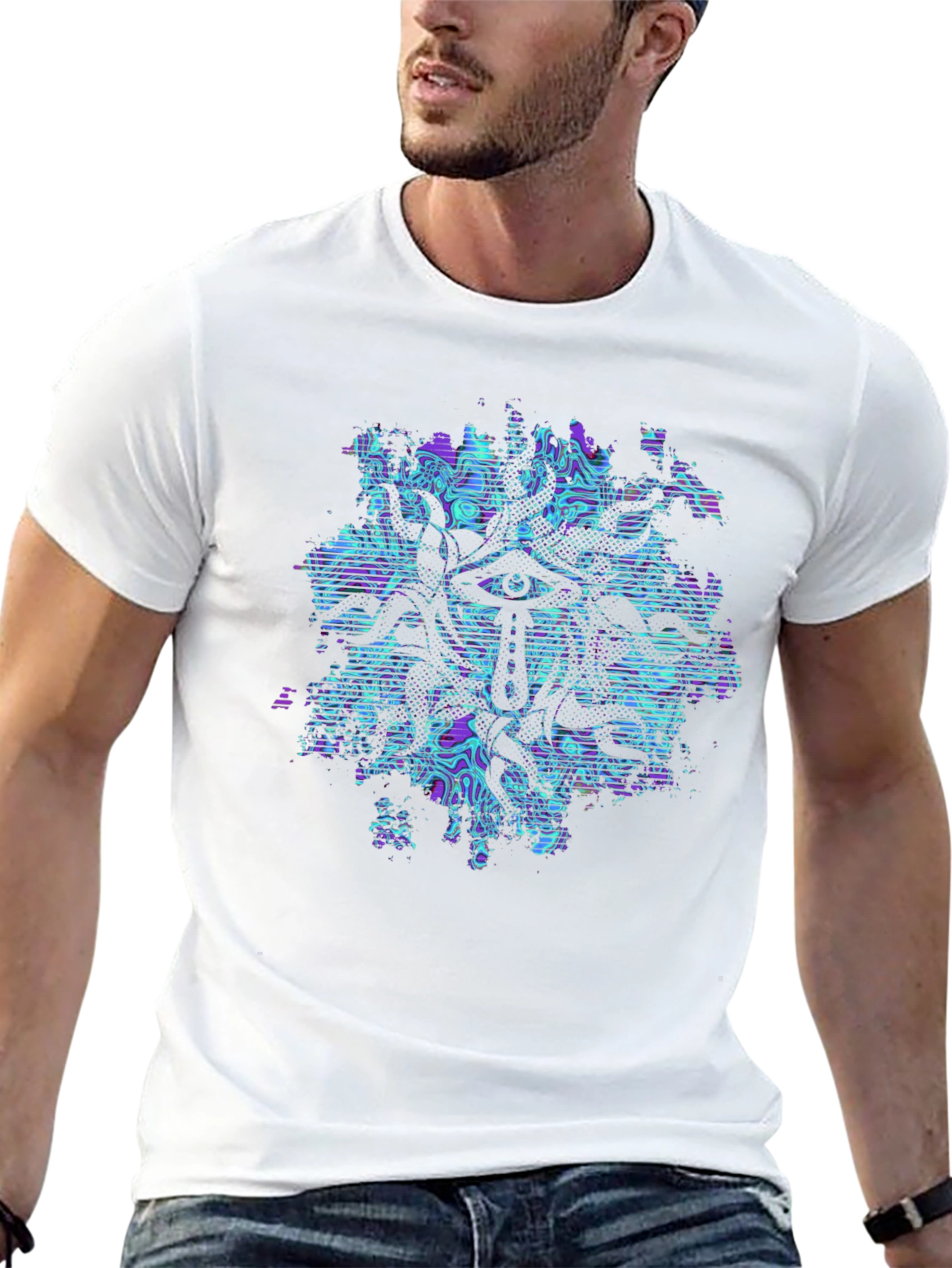 Mystic Eye Graphic T-Shirt - Premium Cotton