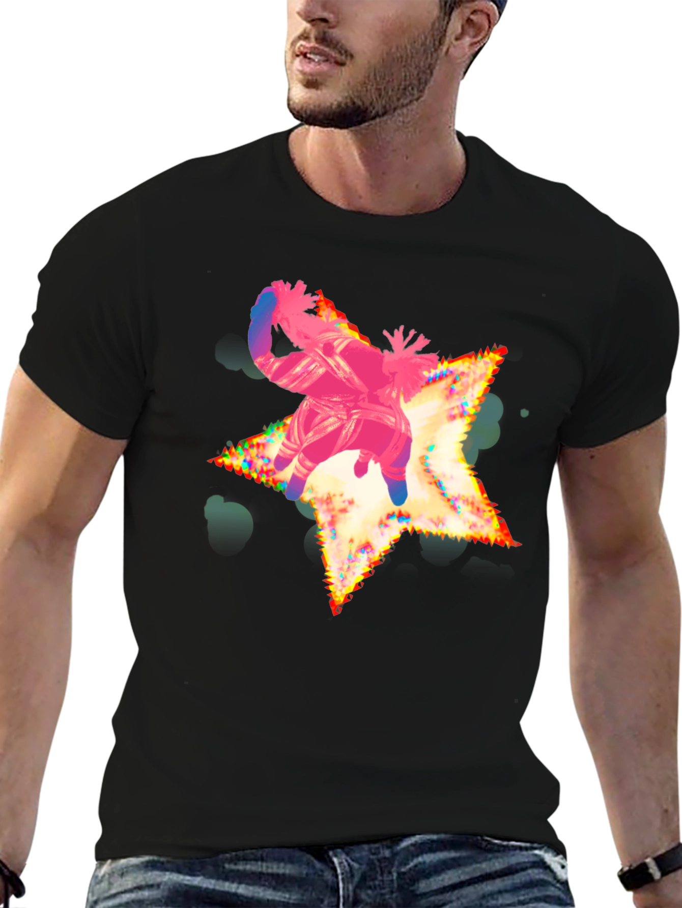 Vivid Star Dancer Graphic T-Shirt