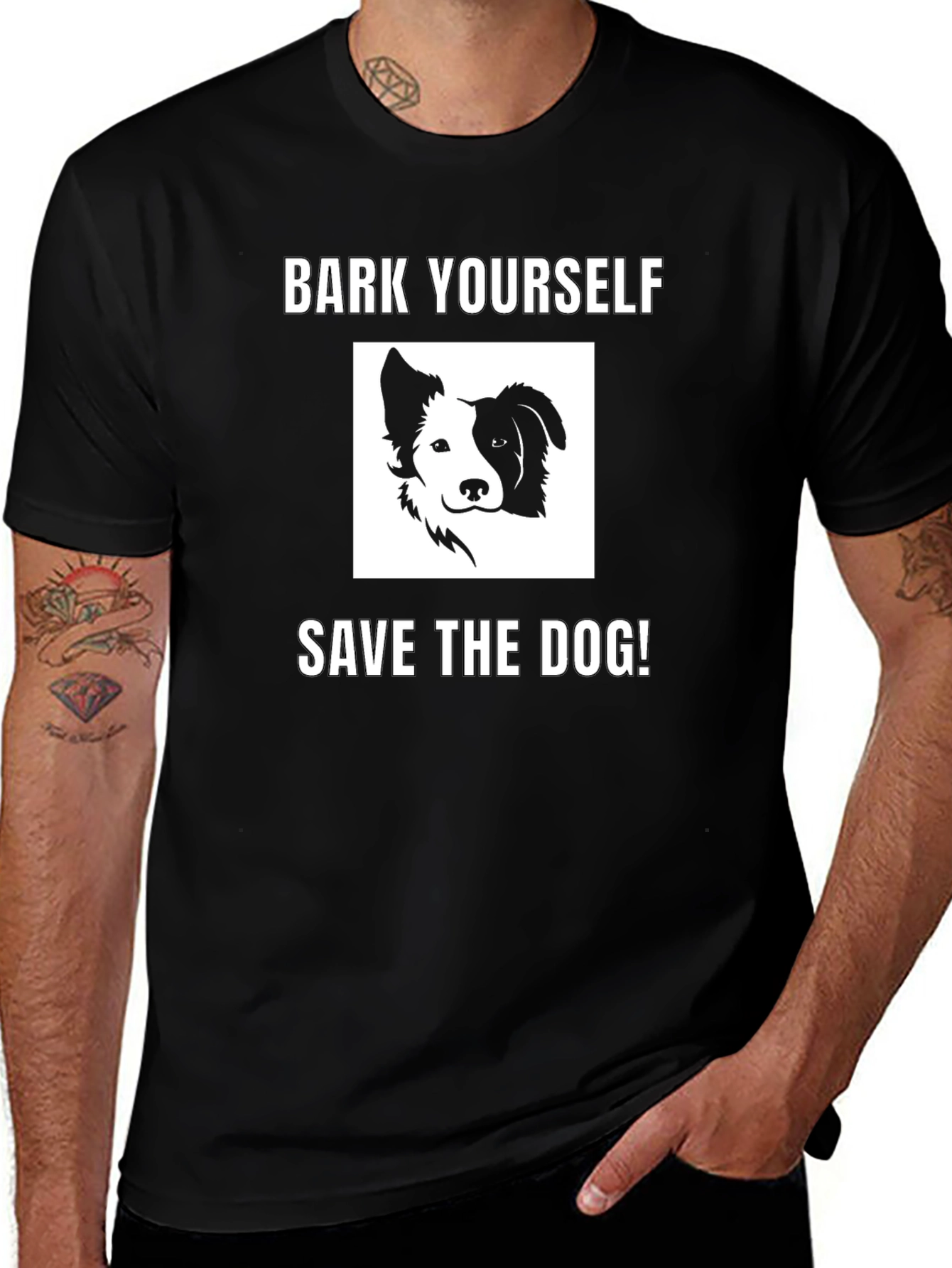 Bark Yourself Save the Dog! Graphic Tee