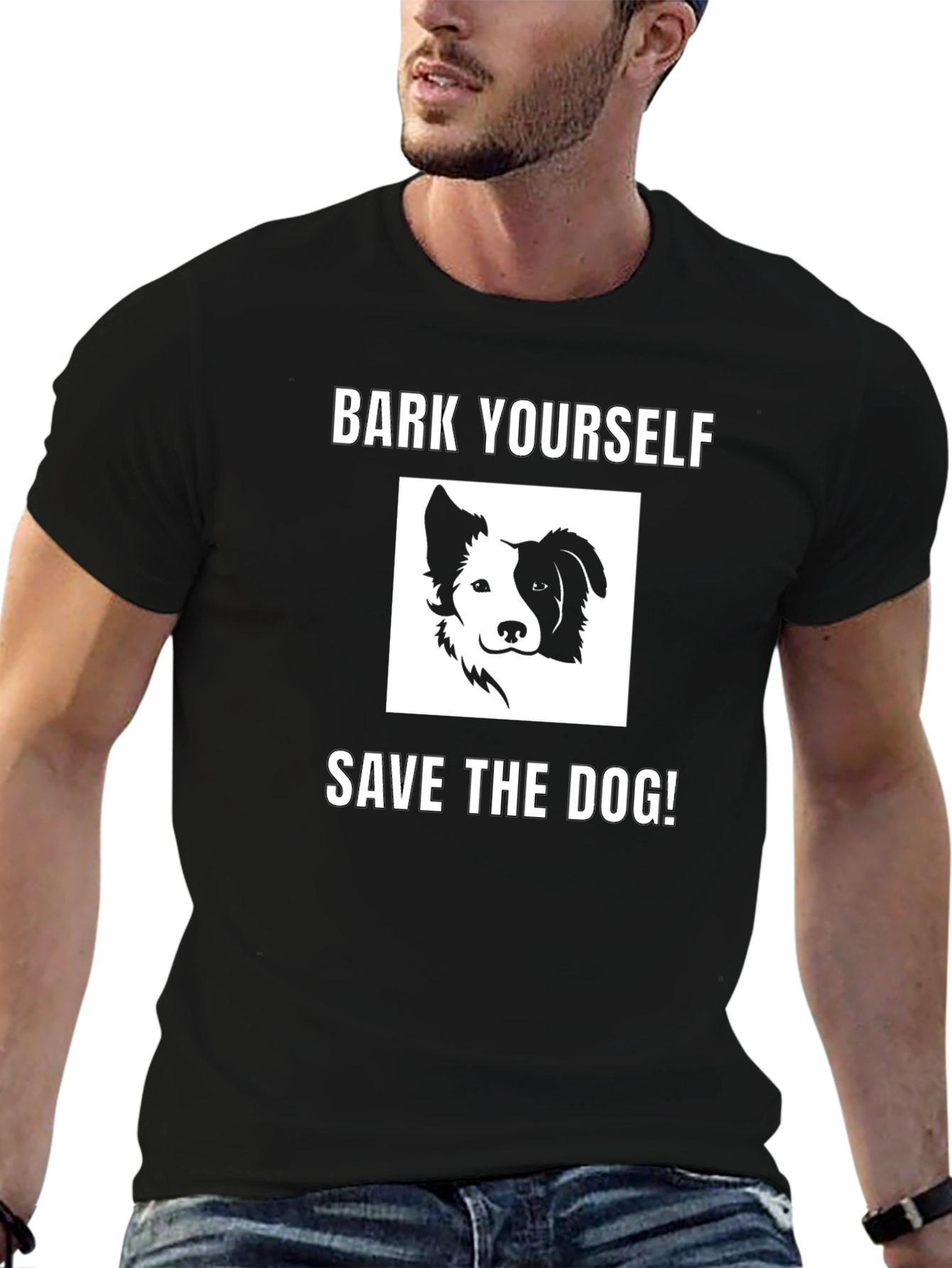 Bark Yourself Save the Dog! Graphic Tee