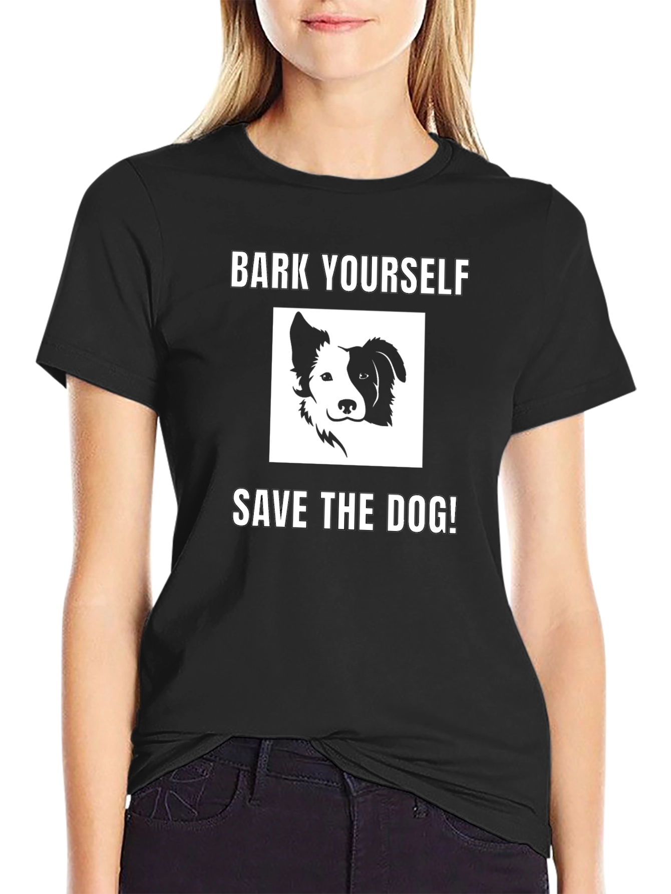 Bark Yourself Save the Dog! Graphic Tee