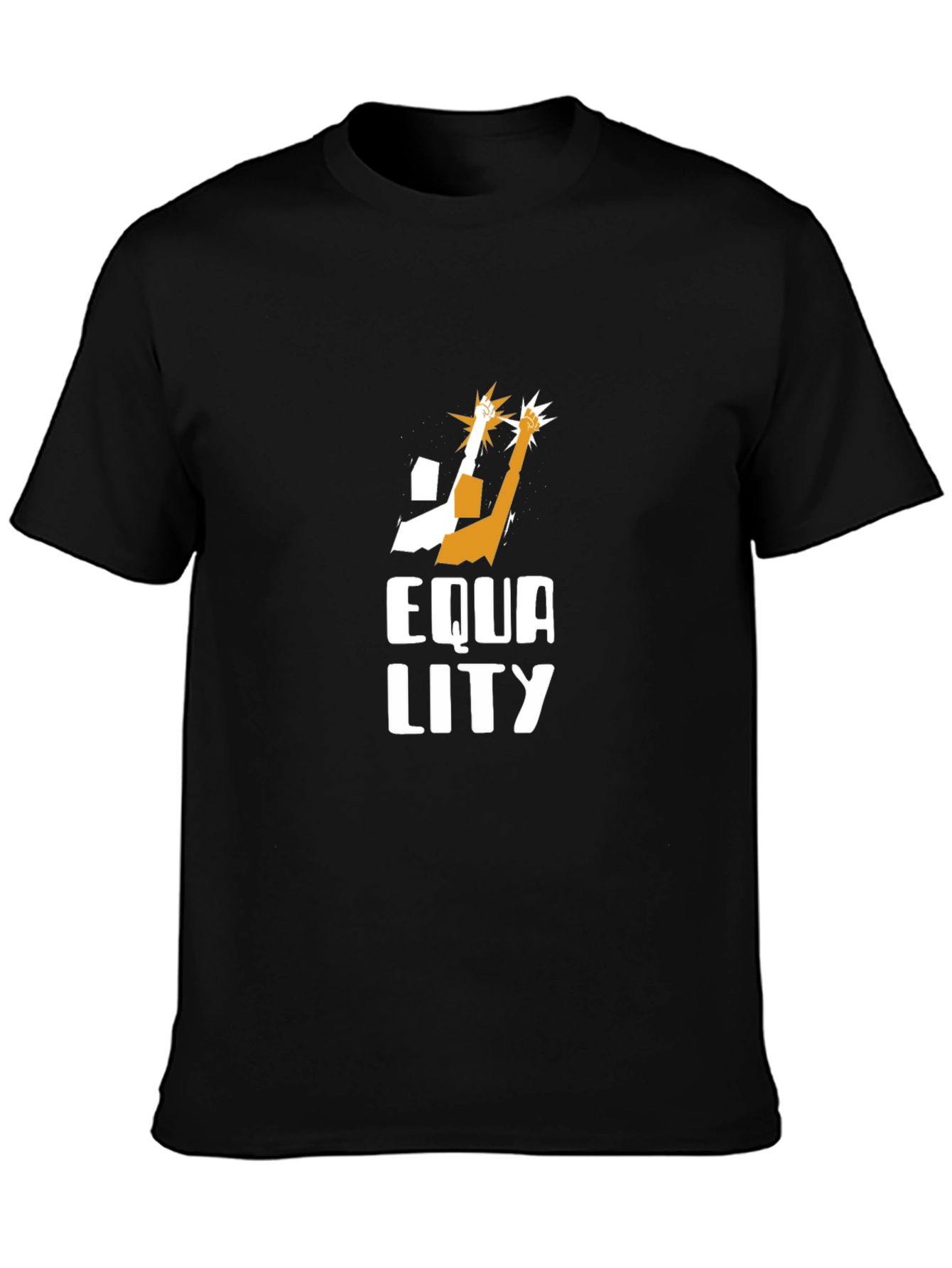 Equality Graphic T-Shirt - Stylish Black Tee