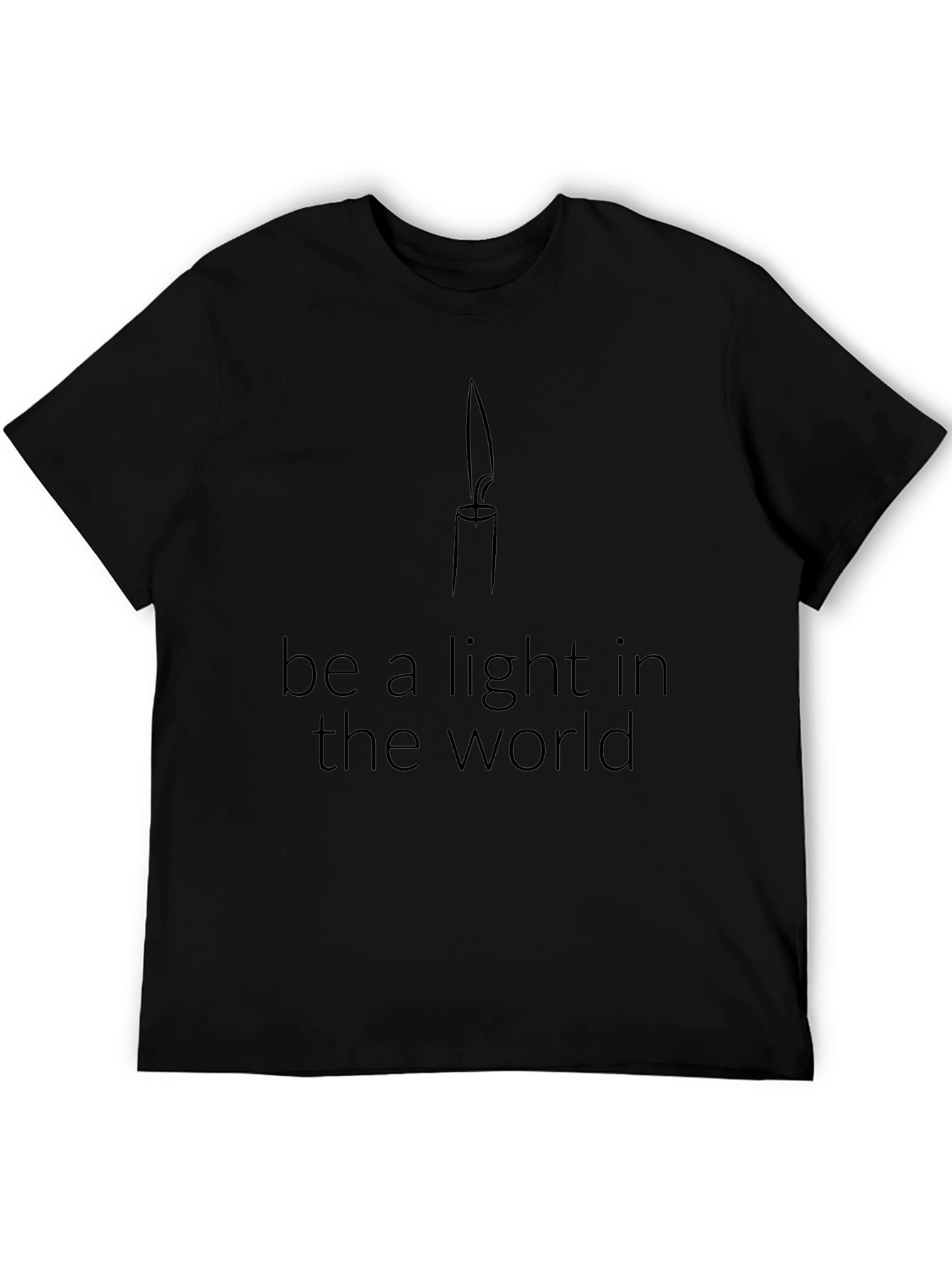 Be a Light Tee - Motivational Graphic T-Shirt