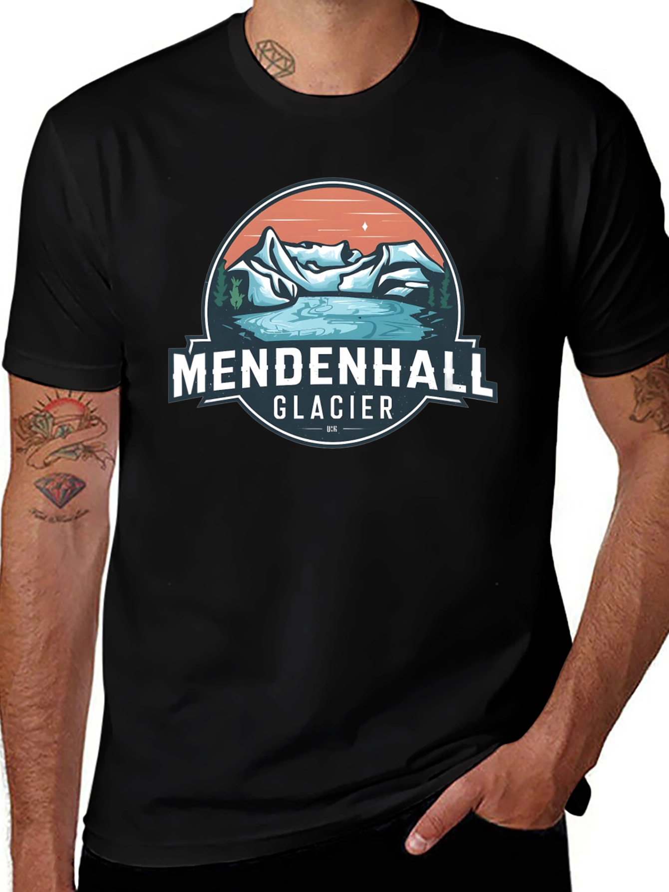 Mendenhall Glacier Graphic Tee - Adventure Awaits!