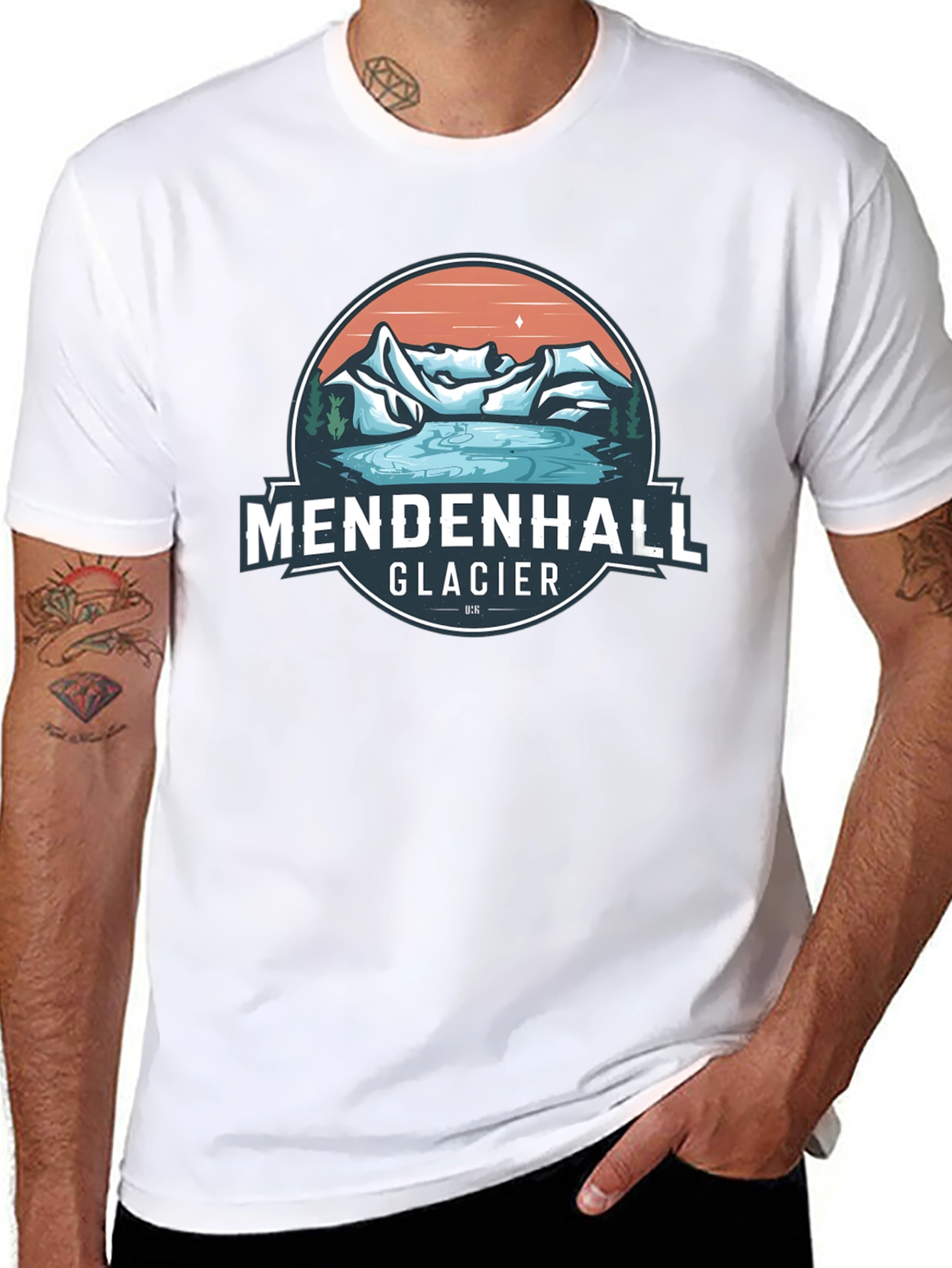 Mendenhall Glacier Graphic Tee - Adventure Awaits!
