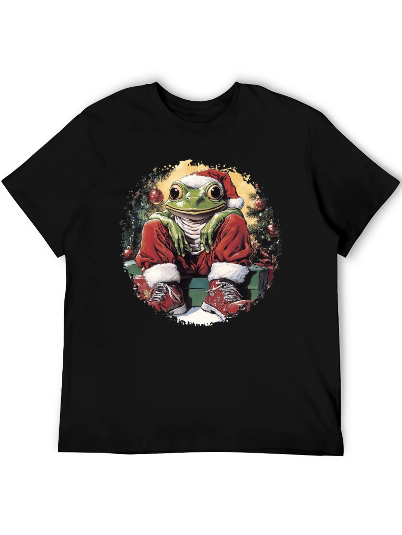 Christmas Frog T-Shirt - Santa Style