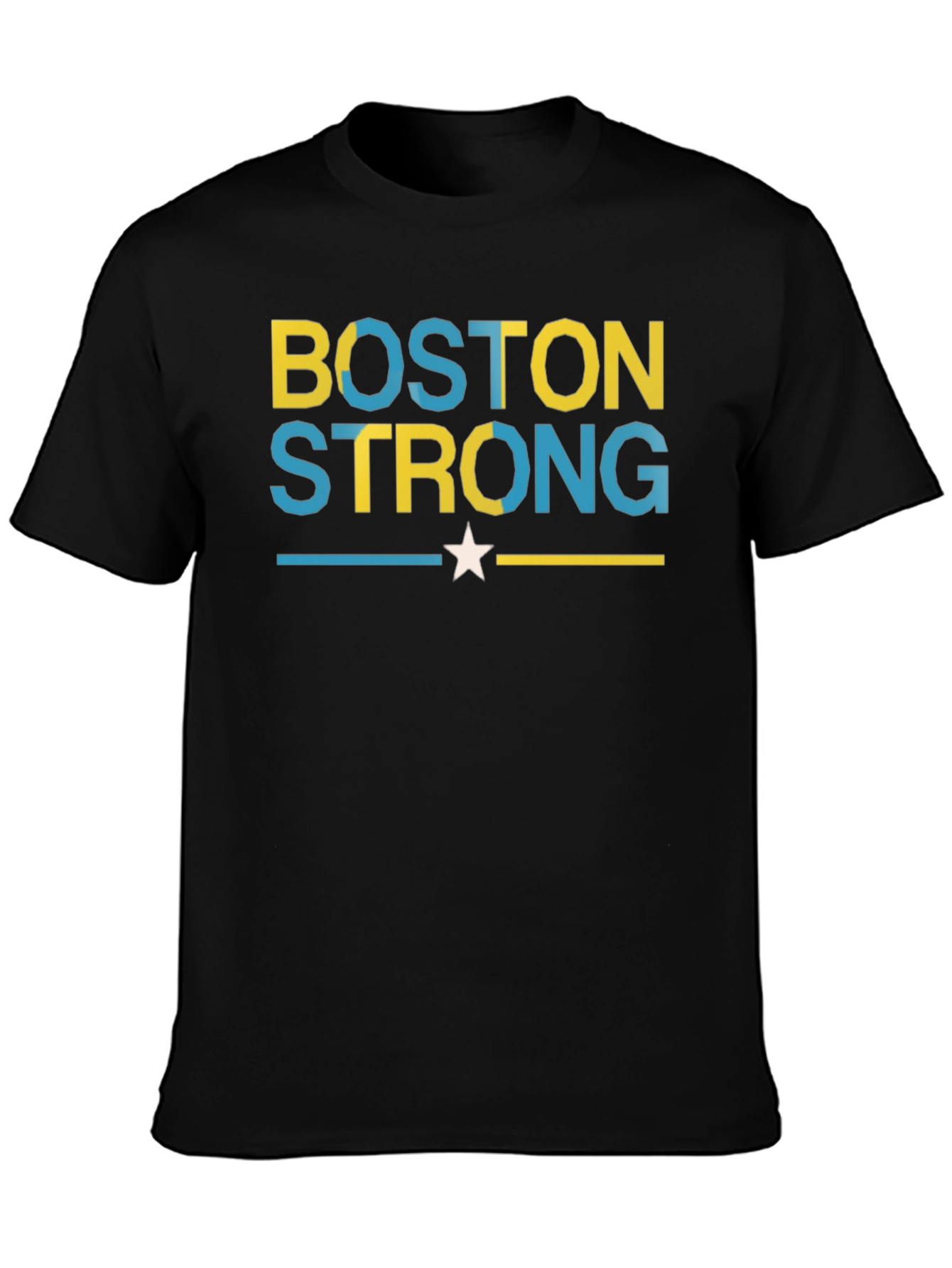Boston Strong Graphic Tee - Unisex Black T-Shirt