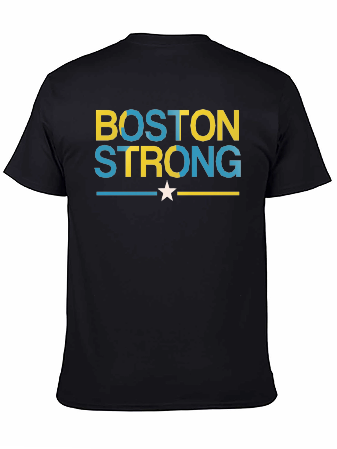Boston Strong Graphic Tee - Unisex Black T-Shirt