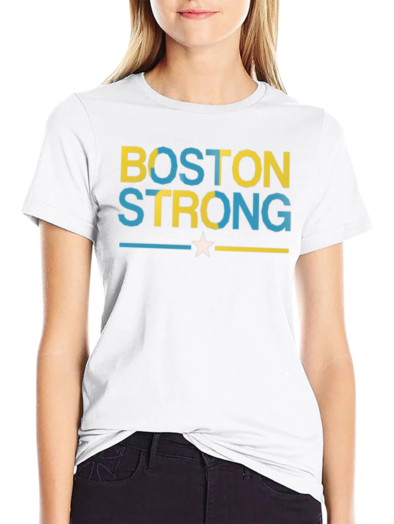 Boston Strong Graphic Tee - Unisex Black T-Shirt