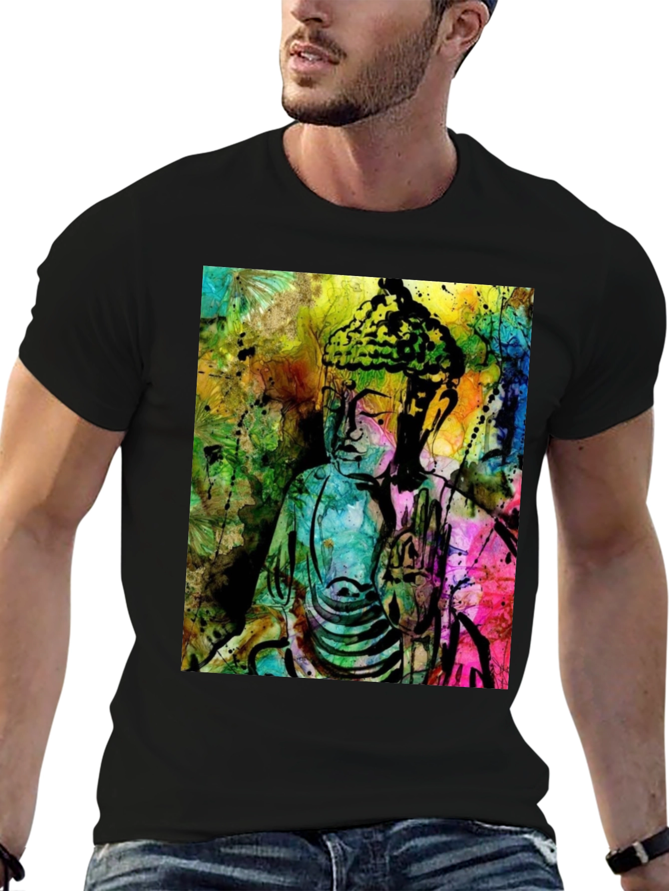Buddha Art T-Shirt - Spiritual Graphic Tee