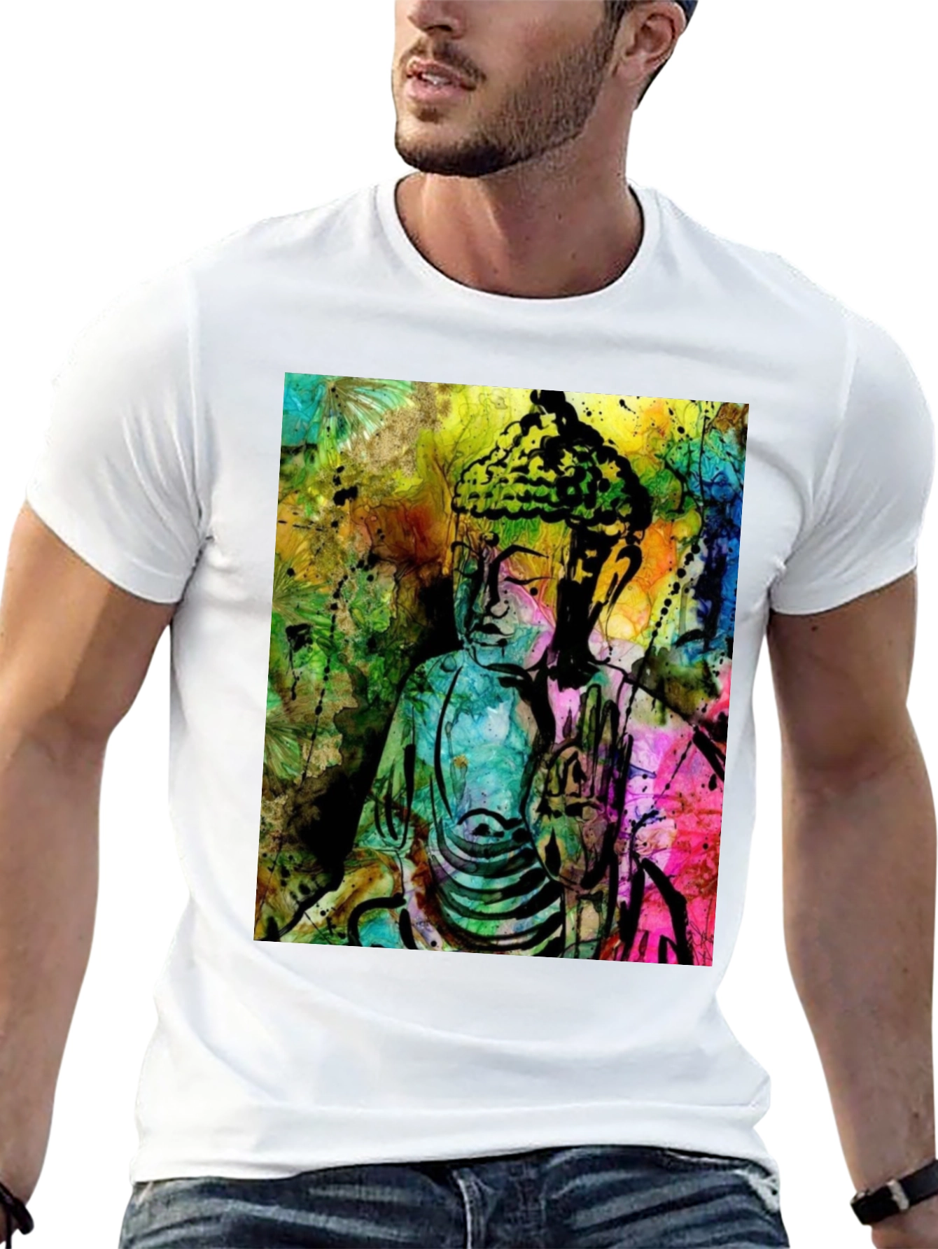Buddha Art T-Shirt - Spiritual Graphic Tee