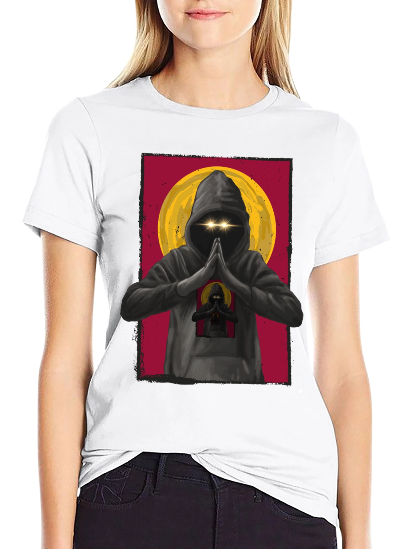 Mystic Monk T-Shirt: Urban Style Spiritual Design
