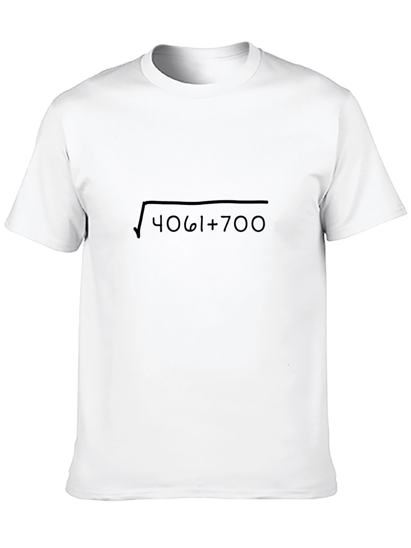 Math Humor T-Shirt - Square Root Equation